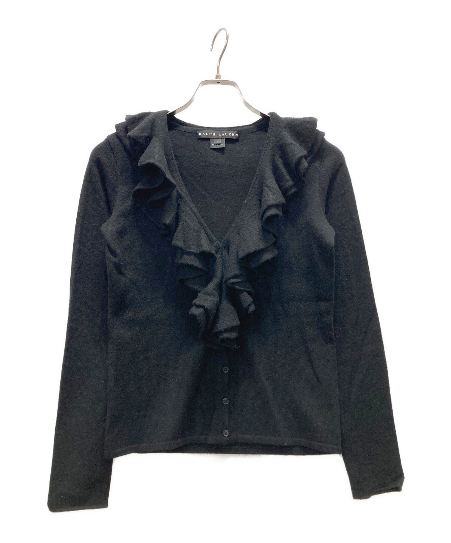 中古・古着通販】RALPH LAUREN (ラルフローレン) カシミヤ フリル 