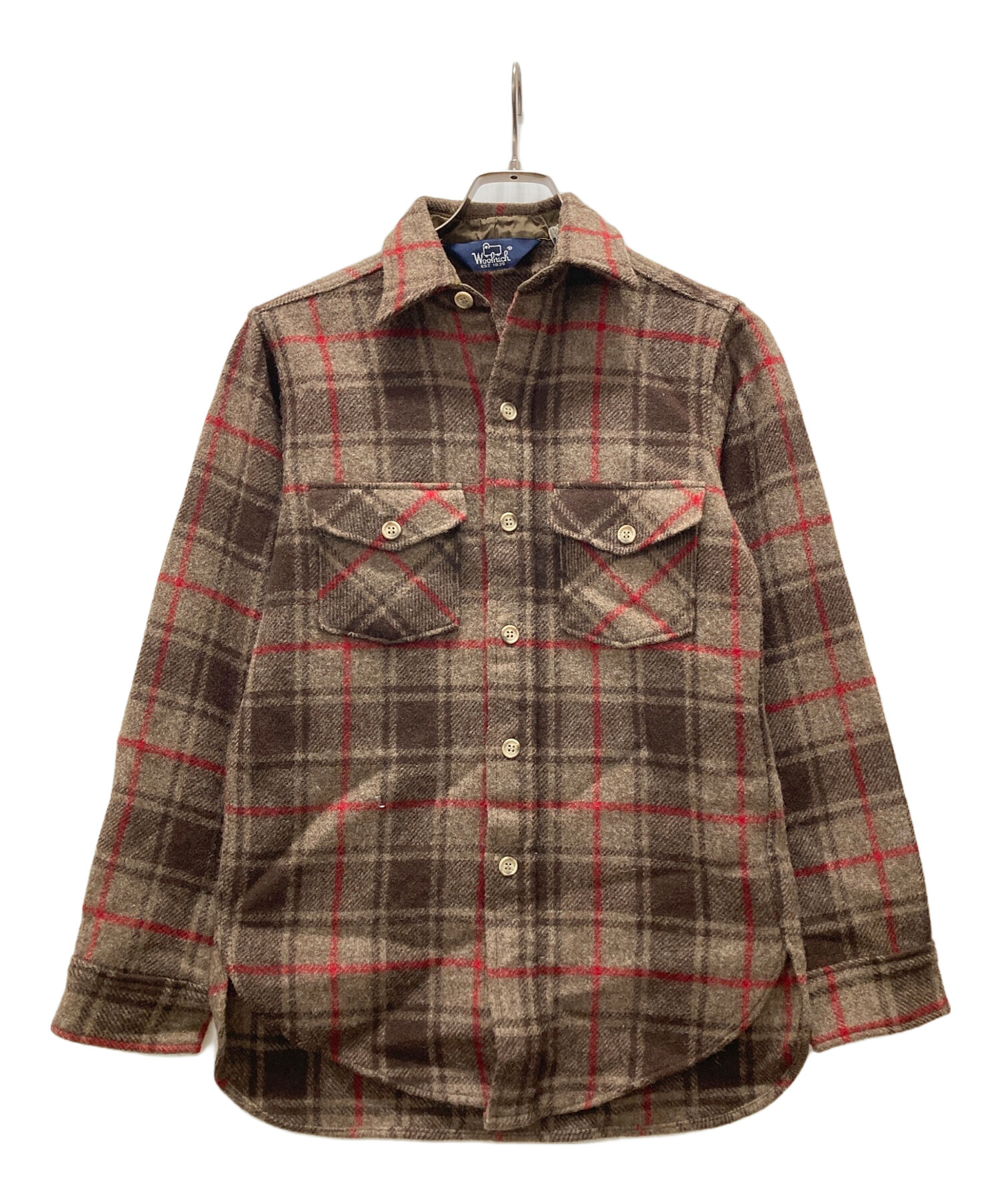 中古・古着通販】WOOLRICH (ウールリッチ) USA製チェックネルシャツ