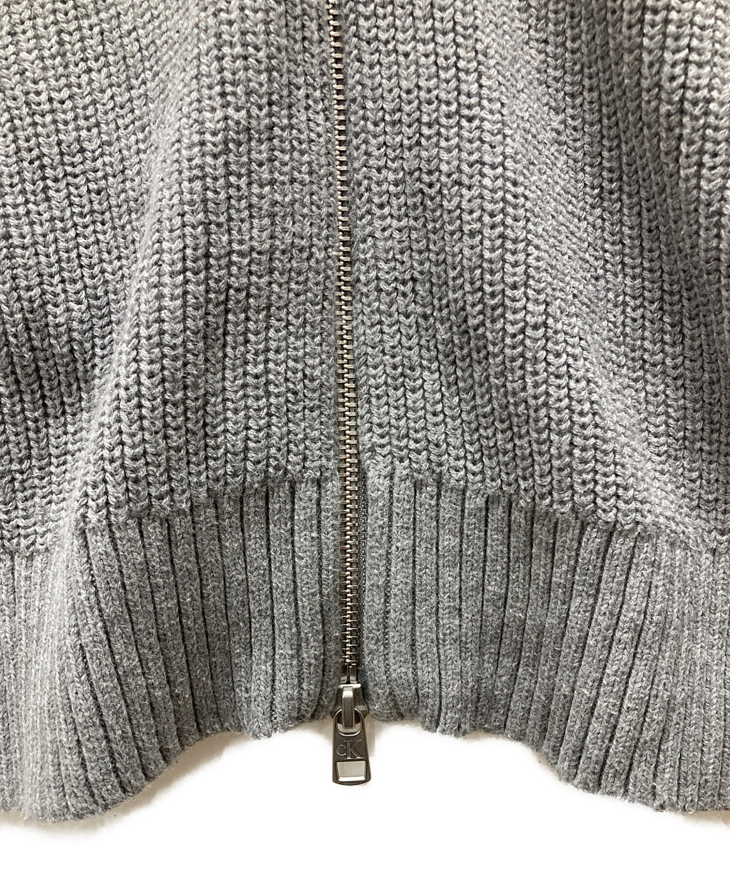 Calvin Klein Jeans ドライバーズニット ダブルジップ Y2K