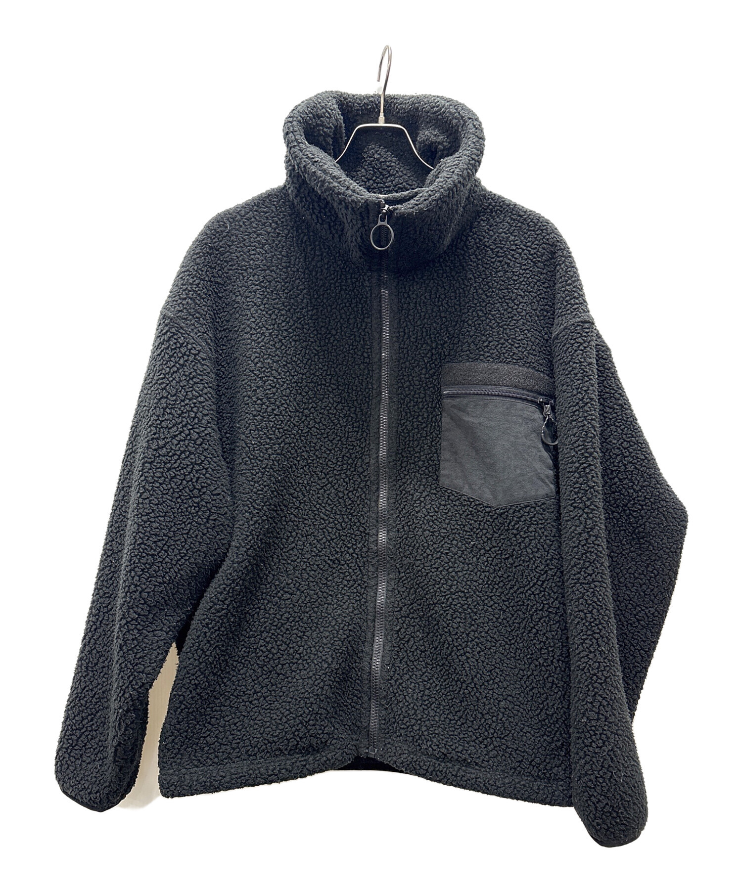 中古・古着通販】nanamica (ナナミカ) Fleece Jacket ブラック サイズ 
