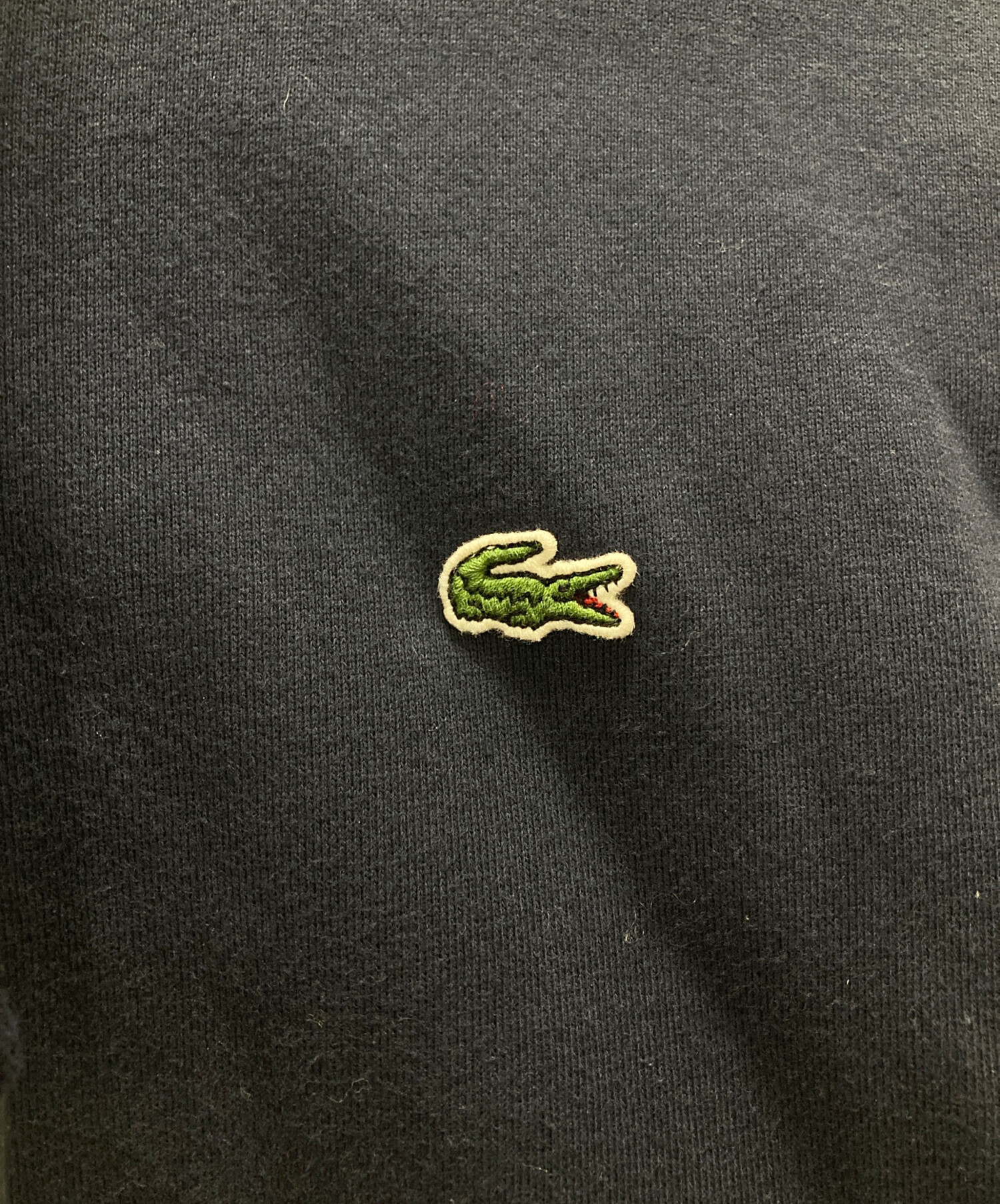 中古・古着通販】LACOSTE (ラコステ) ワッペンロゴジップパーカー 