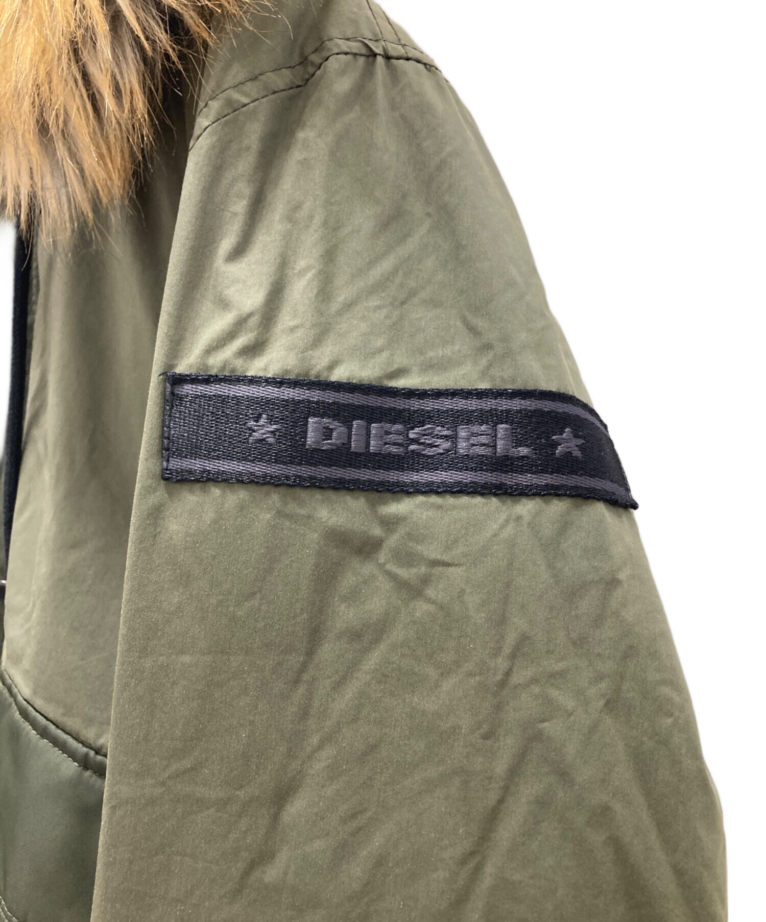 中古・古着通販】DIESEL (ディーゼル) N-2Bジャケット オリーブ サイズ