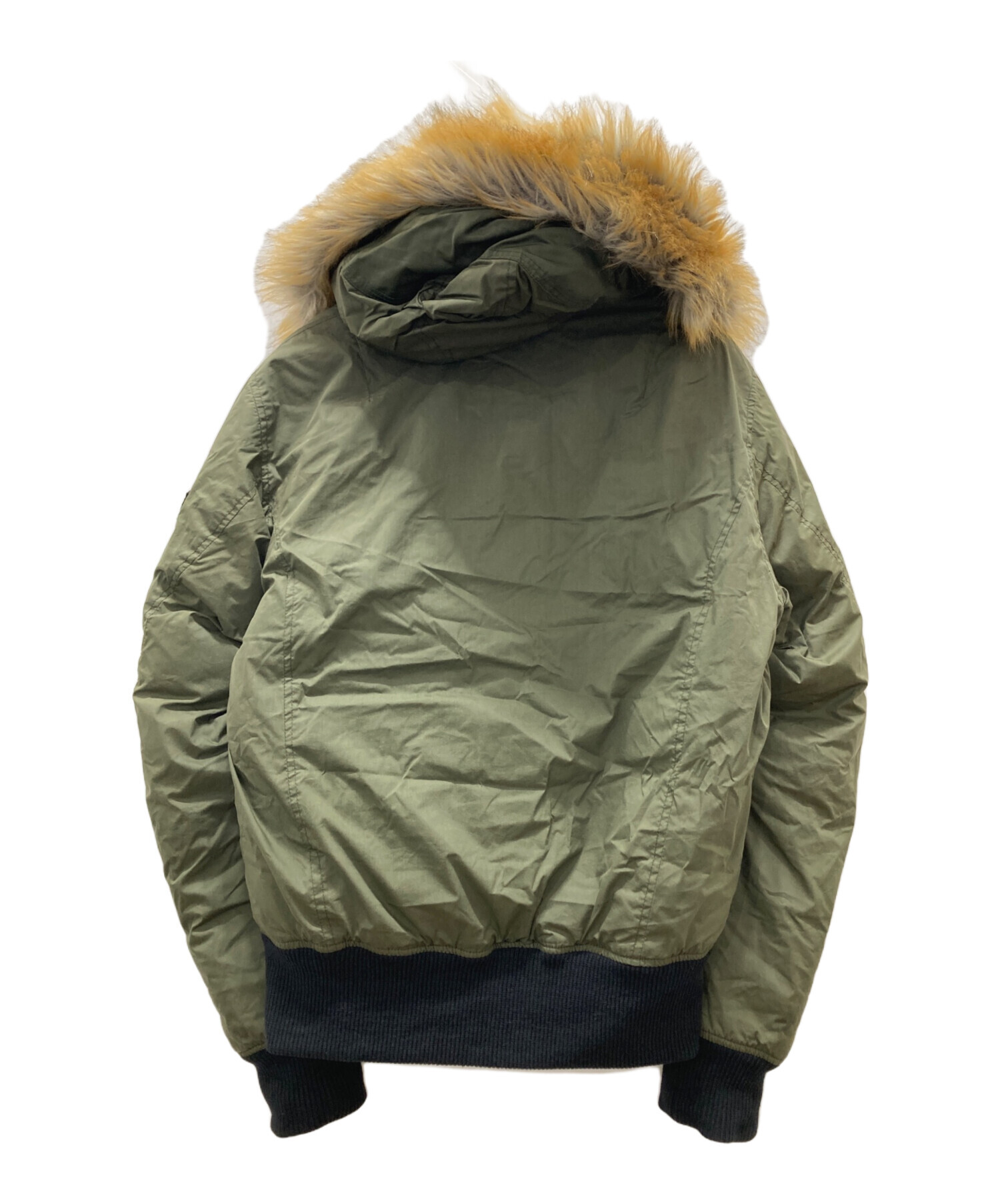 中古・古着通販】DIESEL (ディーゼル) N-2Bジャケット オリーブ サイズ