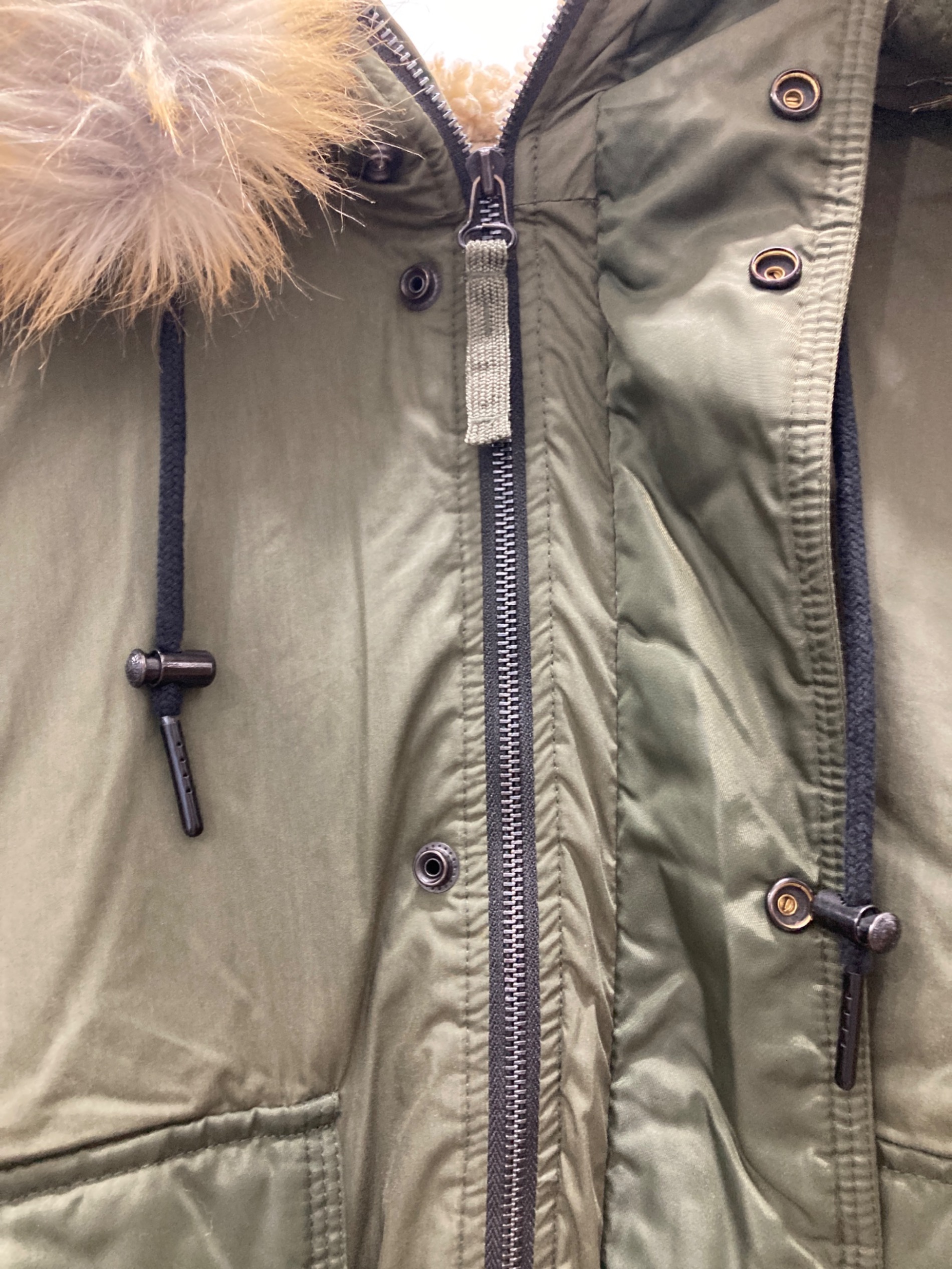 中古・古着通販】DIESEL (ディーゼル) N-2Bジャケット オリーブ サイズ