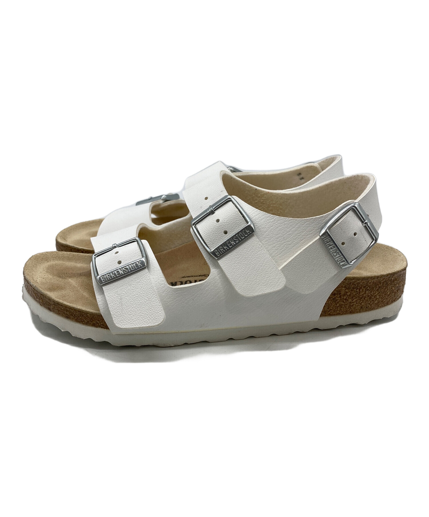 中古・古着通販】BIRKENSTOCK (ビルケンシュトック) サンダル ホワイト 