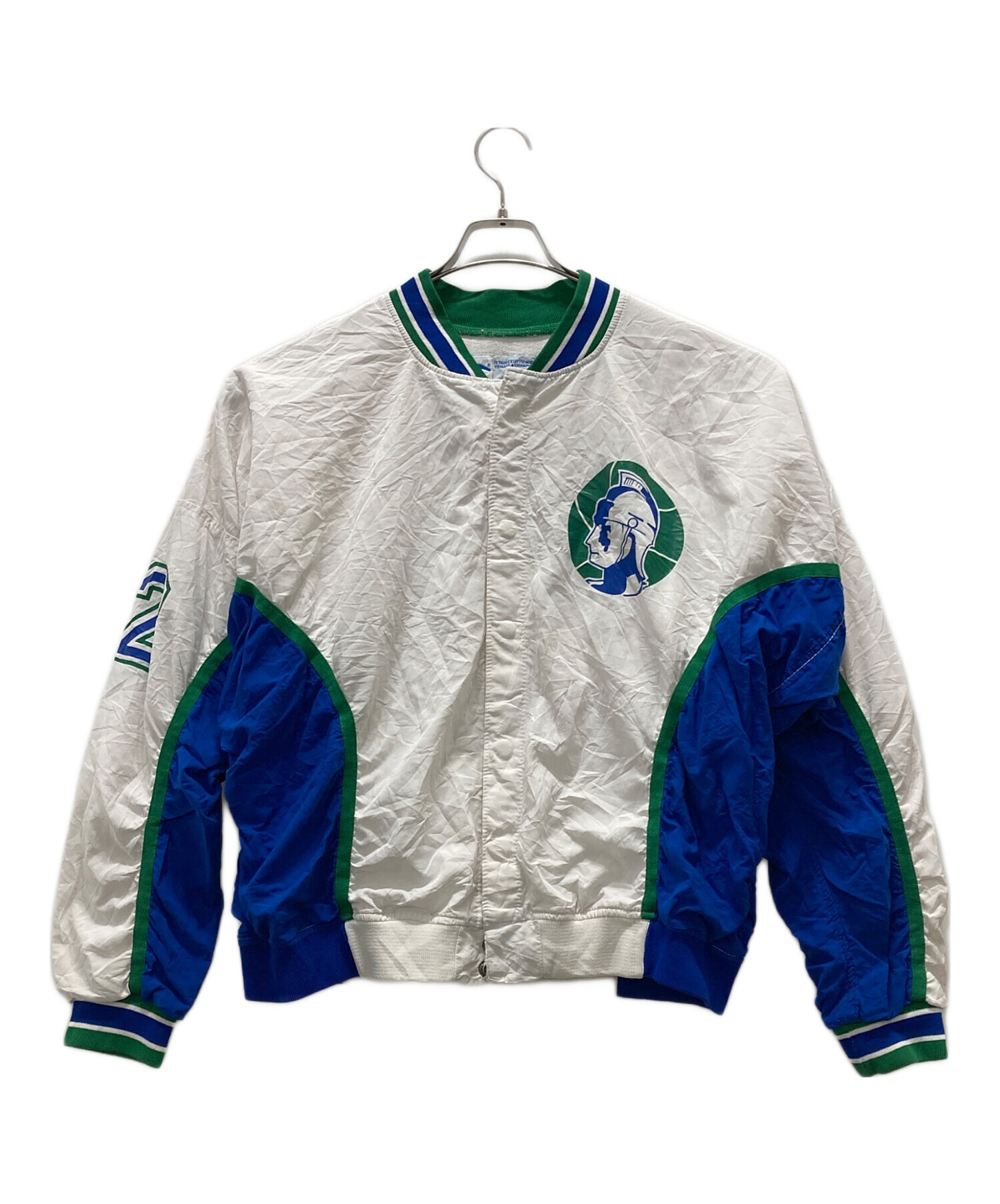 中古・古着通販】Champion (チャンピオン) USA製ブルゾン ホワイト 