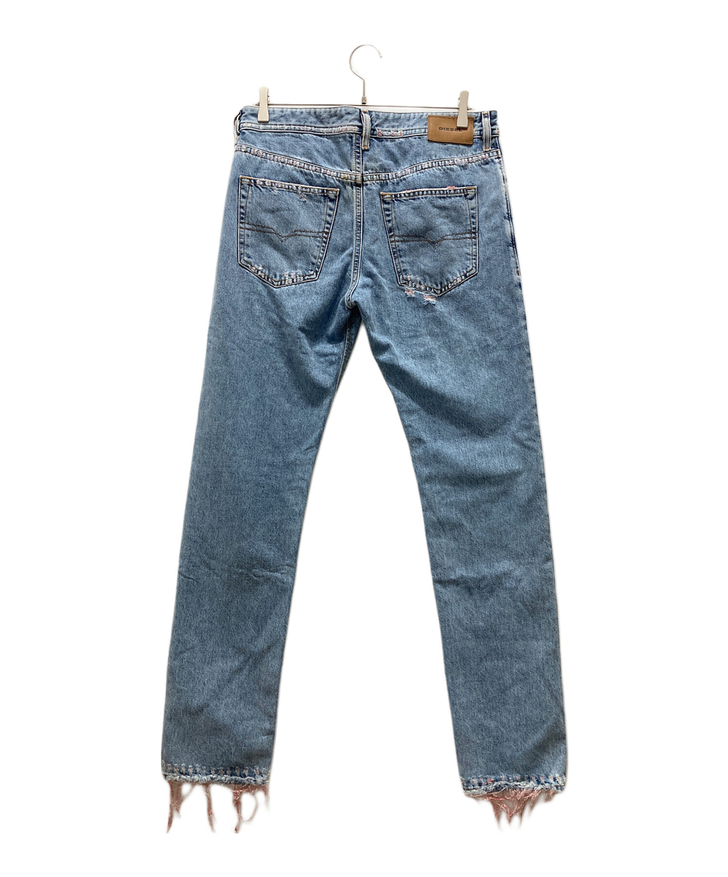 中古・古着通販DIESEL (ディーゼル) フリンジ裾デニムパンツ