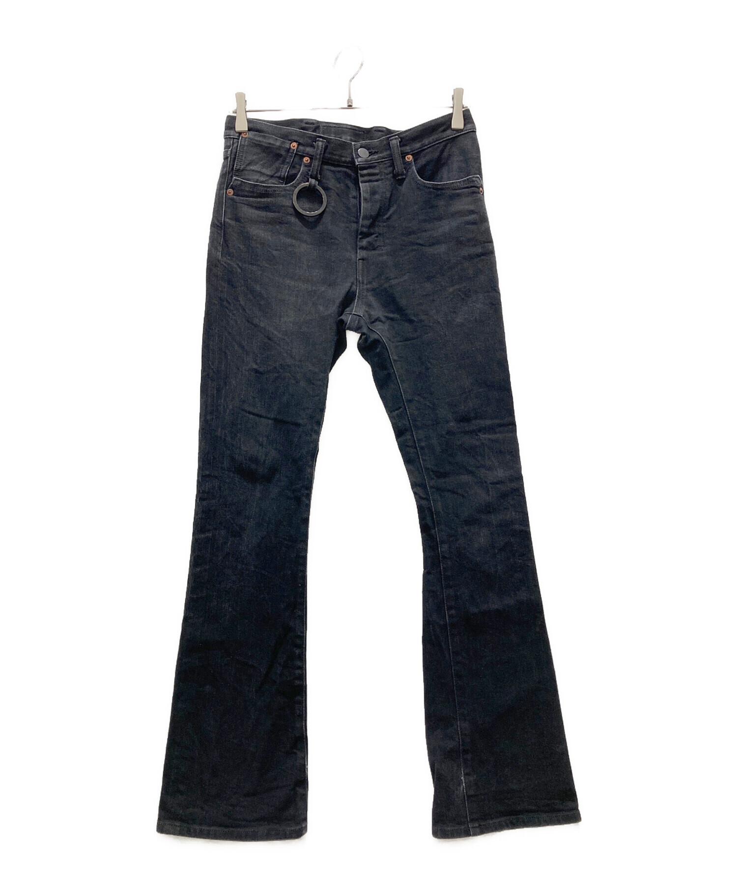 中古・古着通販】MINUS (マイナス) デニムパンツ ブラック サイズ:W28