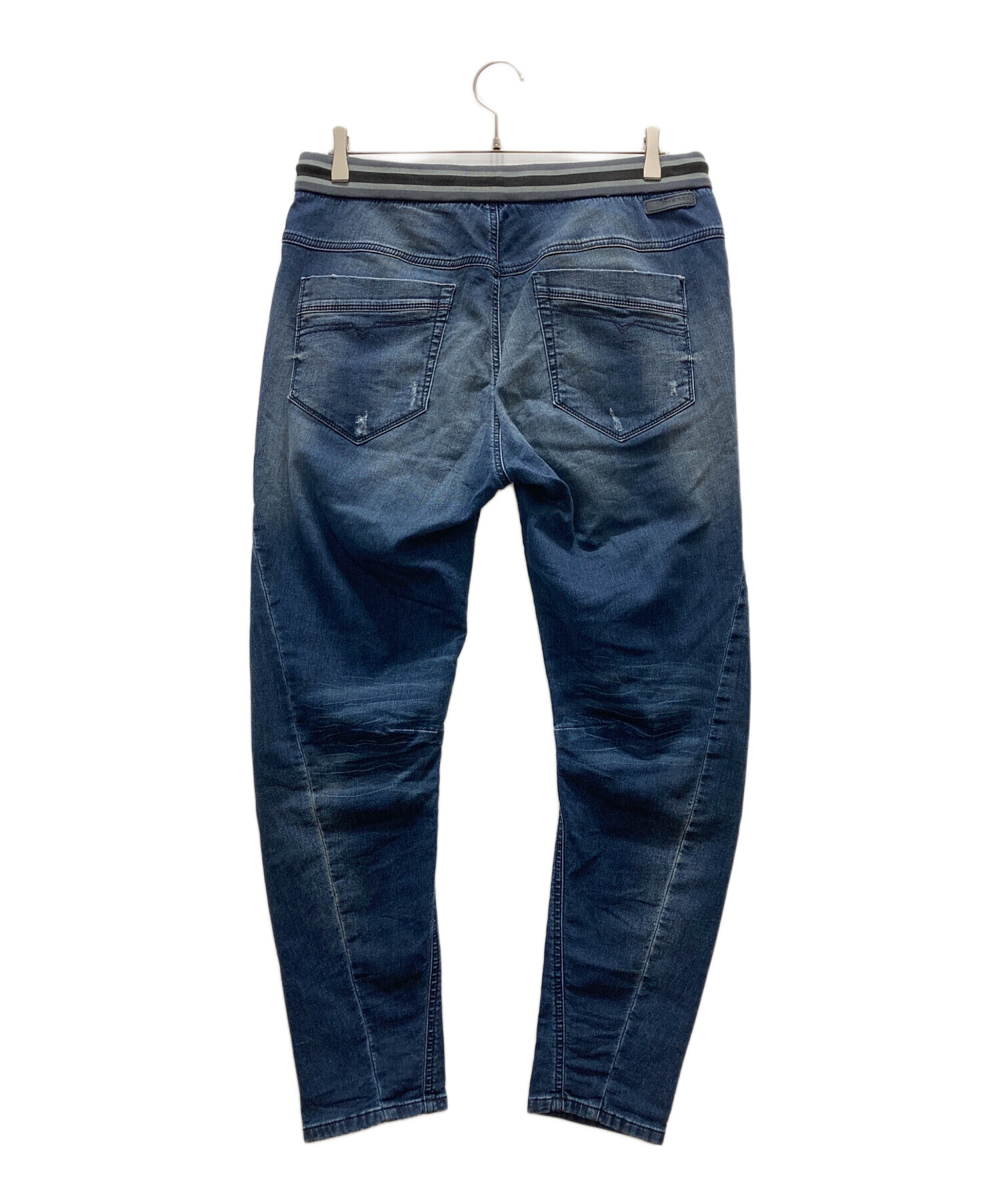 中古・古着通販】DIESEL (ディーゼル) ジョグジーンズ ブラック 中古・古着通販】DIESEL (ディーゼル) ジョグジーンズ ブラック