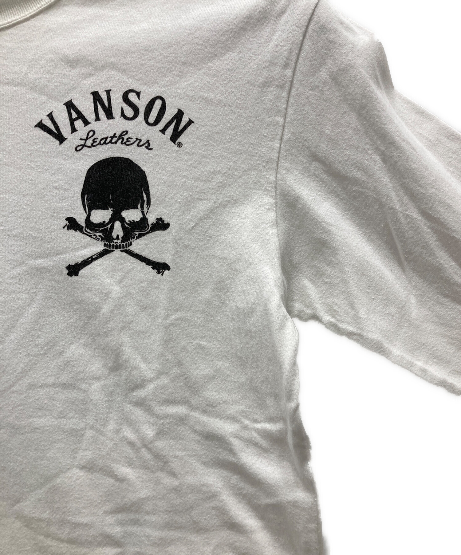 中古・古着通販】VANSON (バンソン) L/S スカルプリントカットソー 
