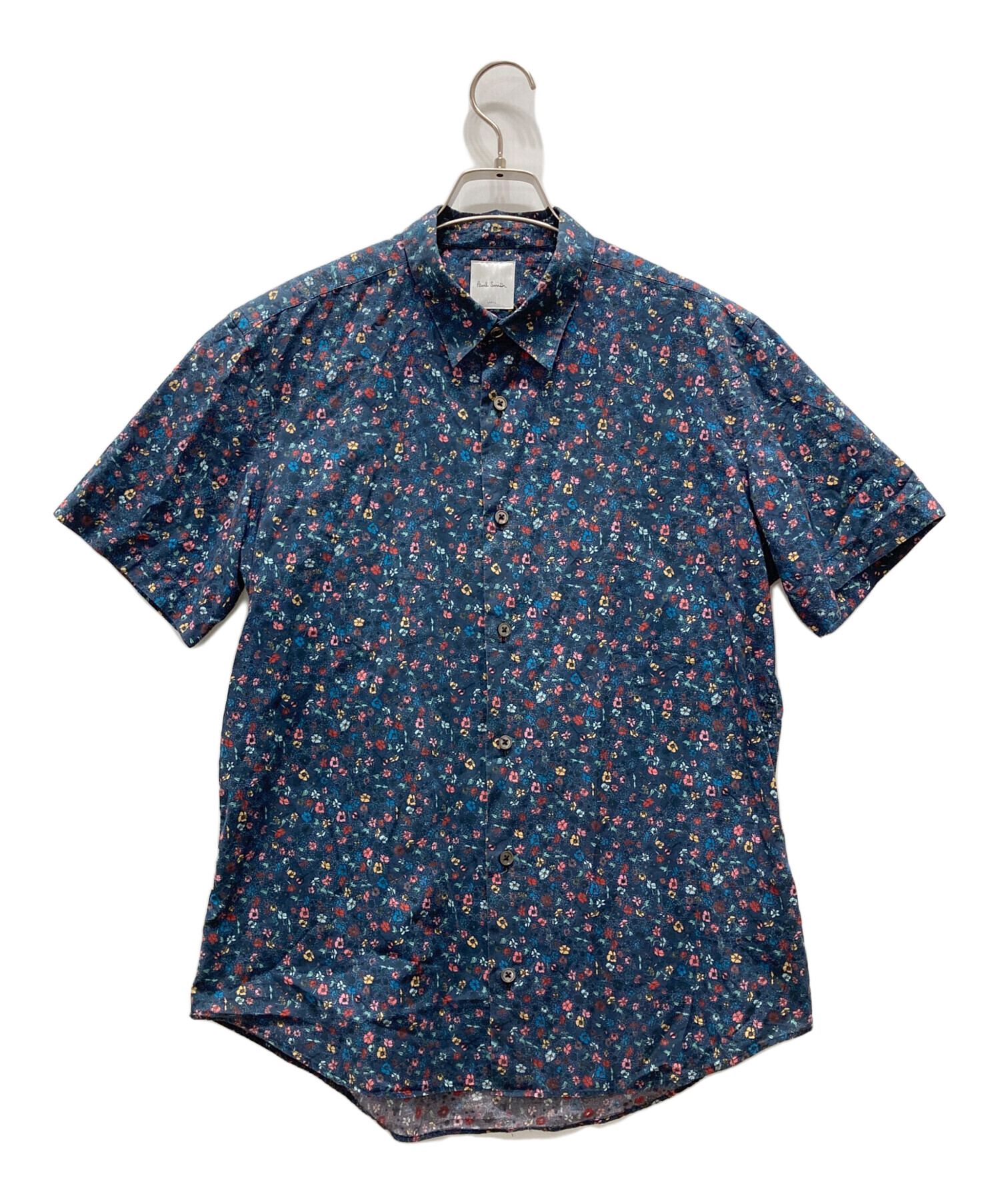 中古・古着通販】PAUL SMITH (ポールスミス) 小花柄シャツ ブルー