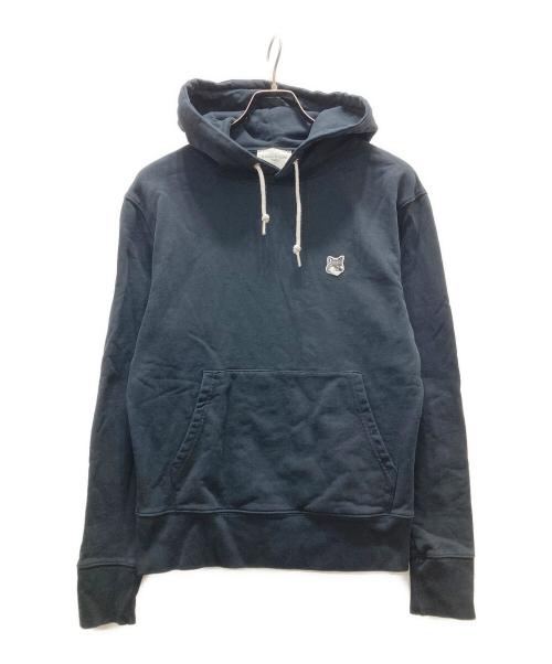 【中古】MAISON KITSUNEパーカー（Mサイズ） 中古・古着通販】MAISON KITSUNE (メゾンキツネ) ワッペンパーカー