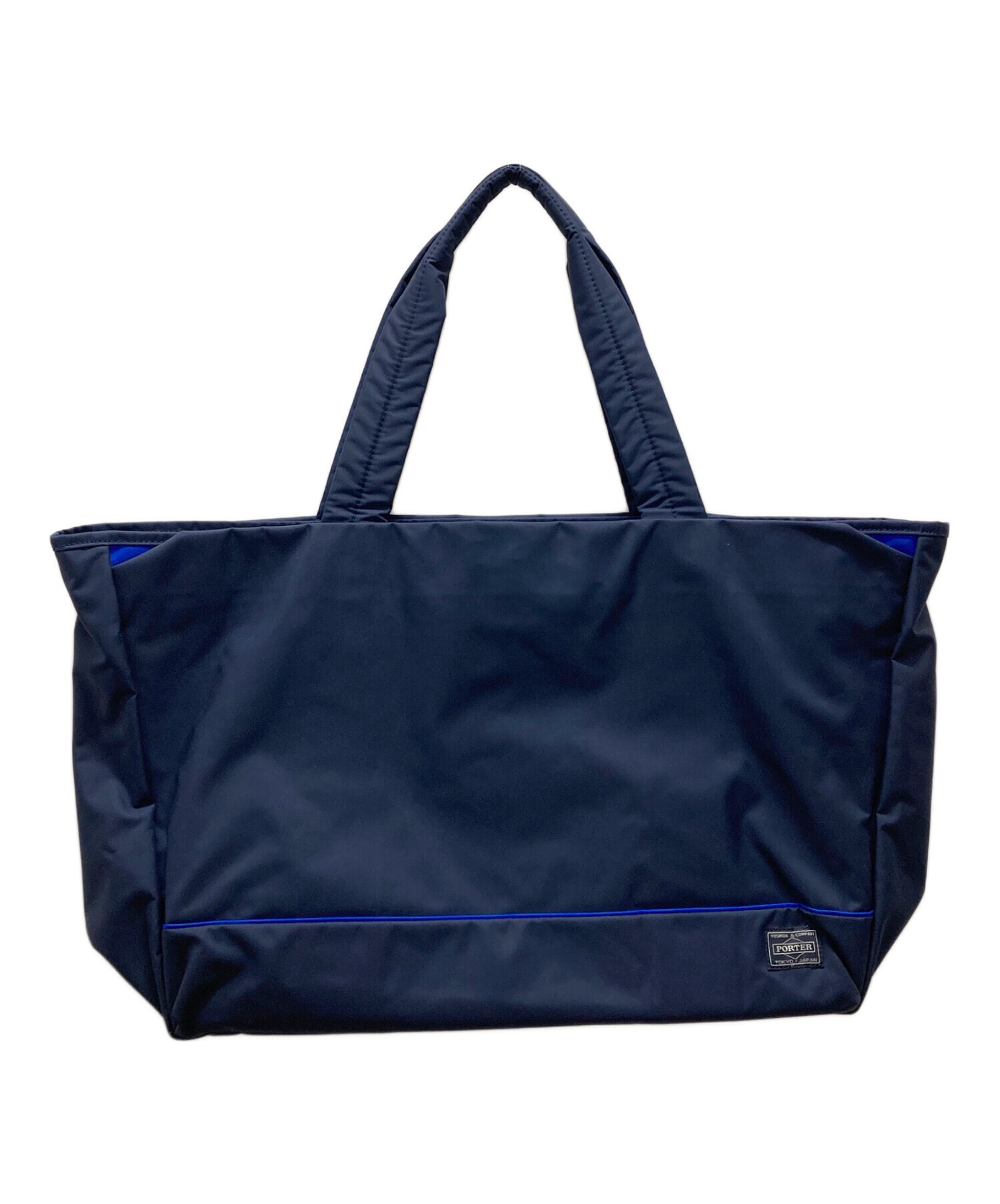 中古・古着通販】PORTER GIRL (ポーターガール) TOTE BAG(L) ネイビー 