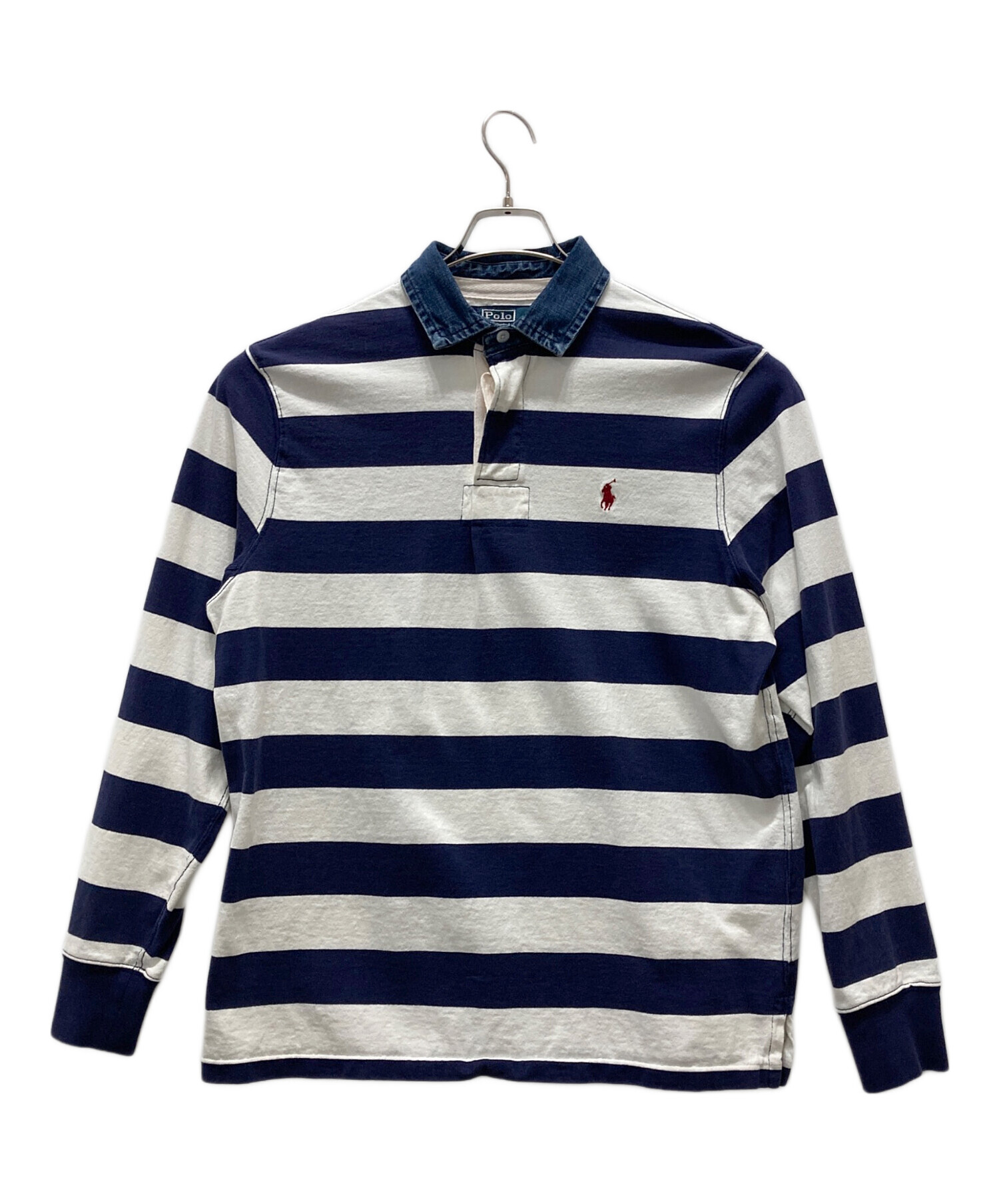 中古・古着通販】POLO RALPH LAUREN (ポロ・ラルフローレン) 襟切替