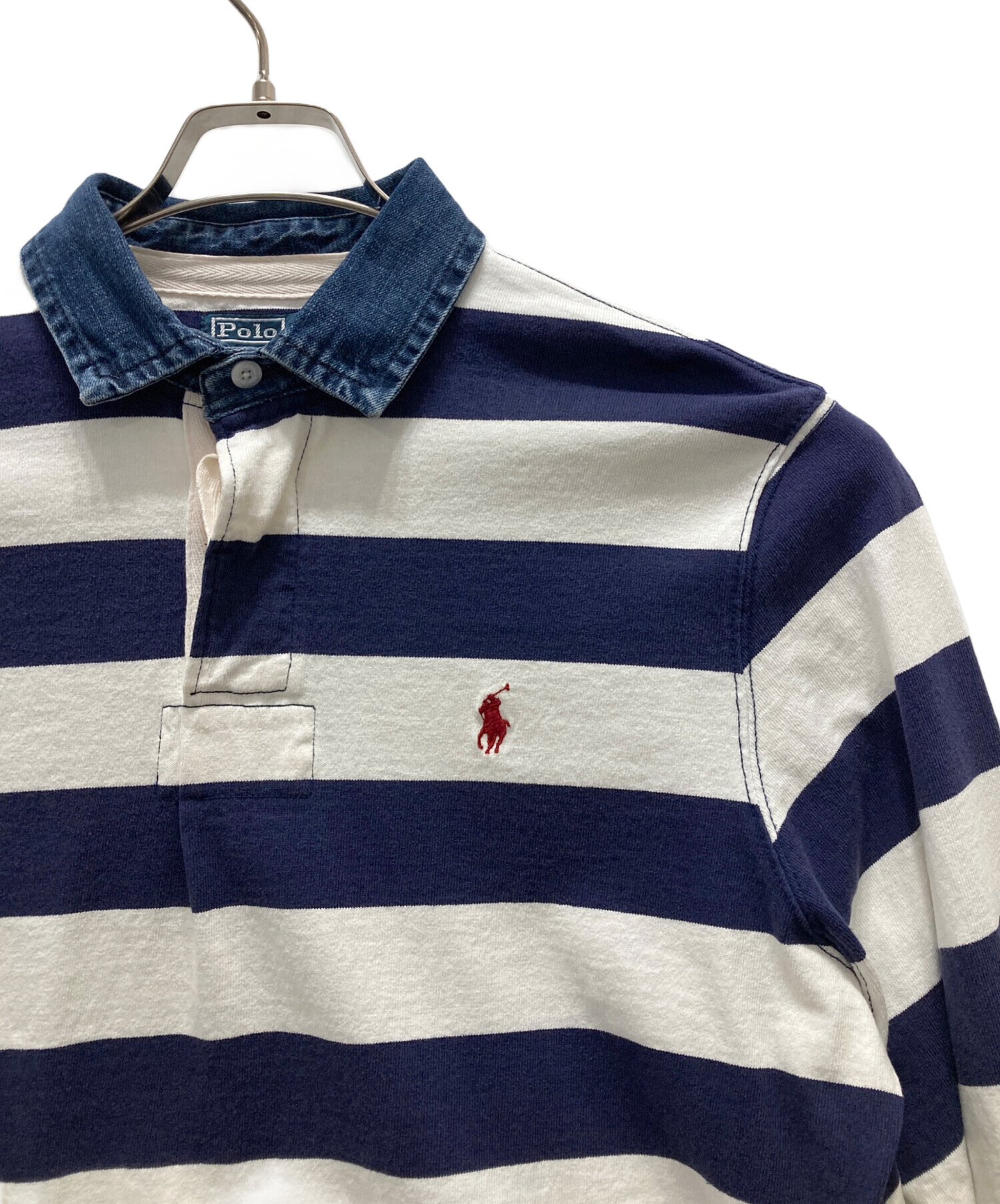 中古・古着通販】POLO RALPH LAUREN (ポロ・ラルフローレン) 襟切替