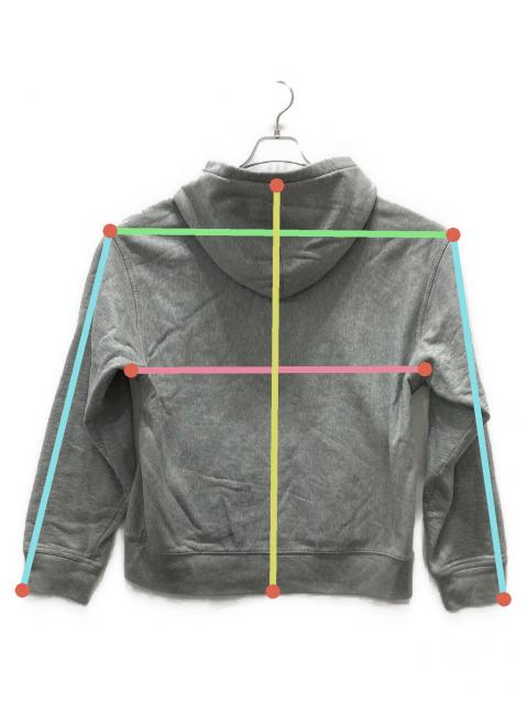 中古・古着通販】stussy (ステューシー) STOCK LOGO ZIP HOODIE グレー