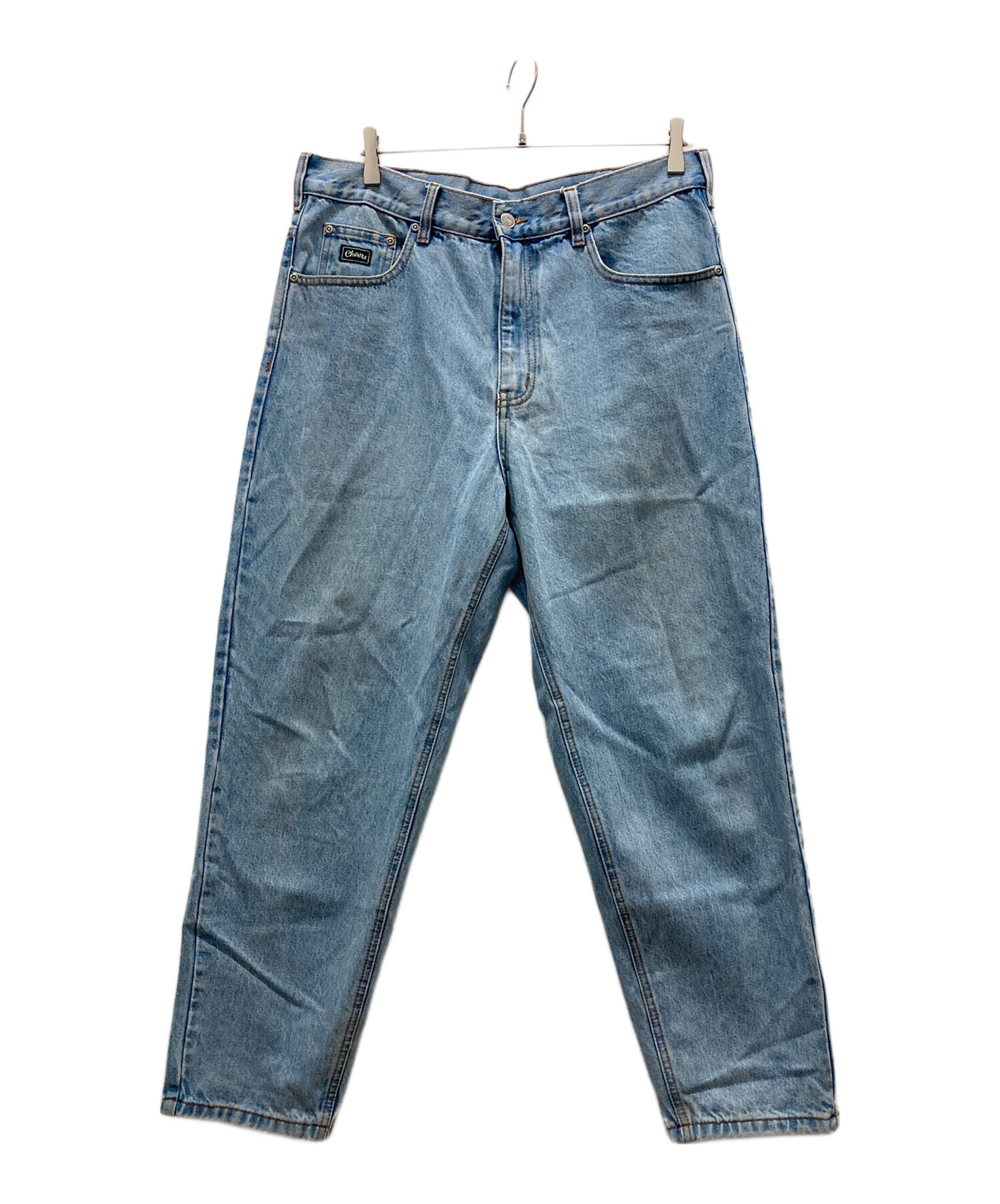 中古・古着通販】cheers (チアーズ) ワイドデニムパンツ インディゴ
