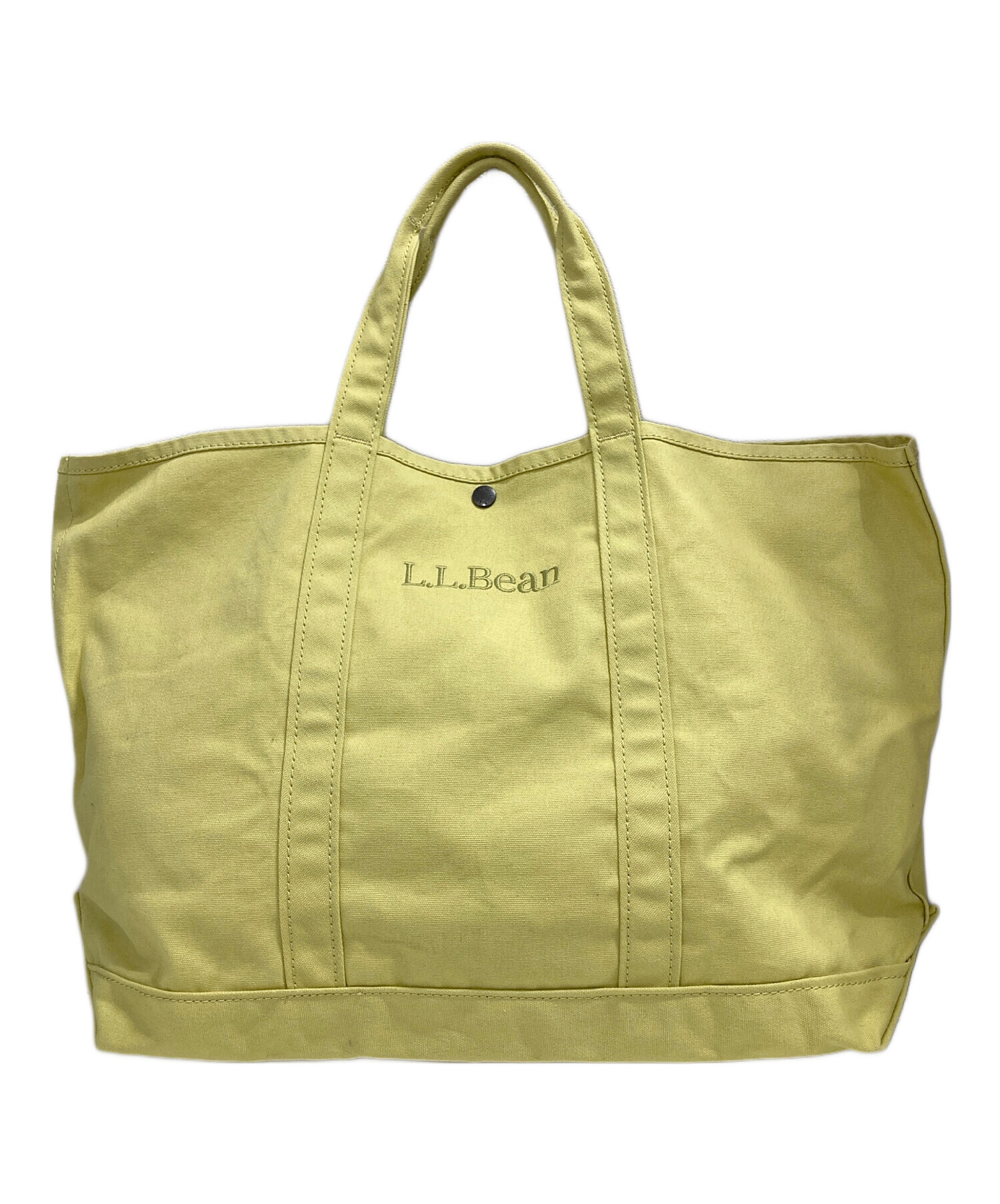 llbean エルエルビーン トートバッグ Lサイズ 黄緑　プエルトリコ 中古・古着通販】L.L.Bean (エルエルビーン) トートバッグ 黄緑