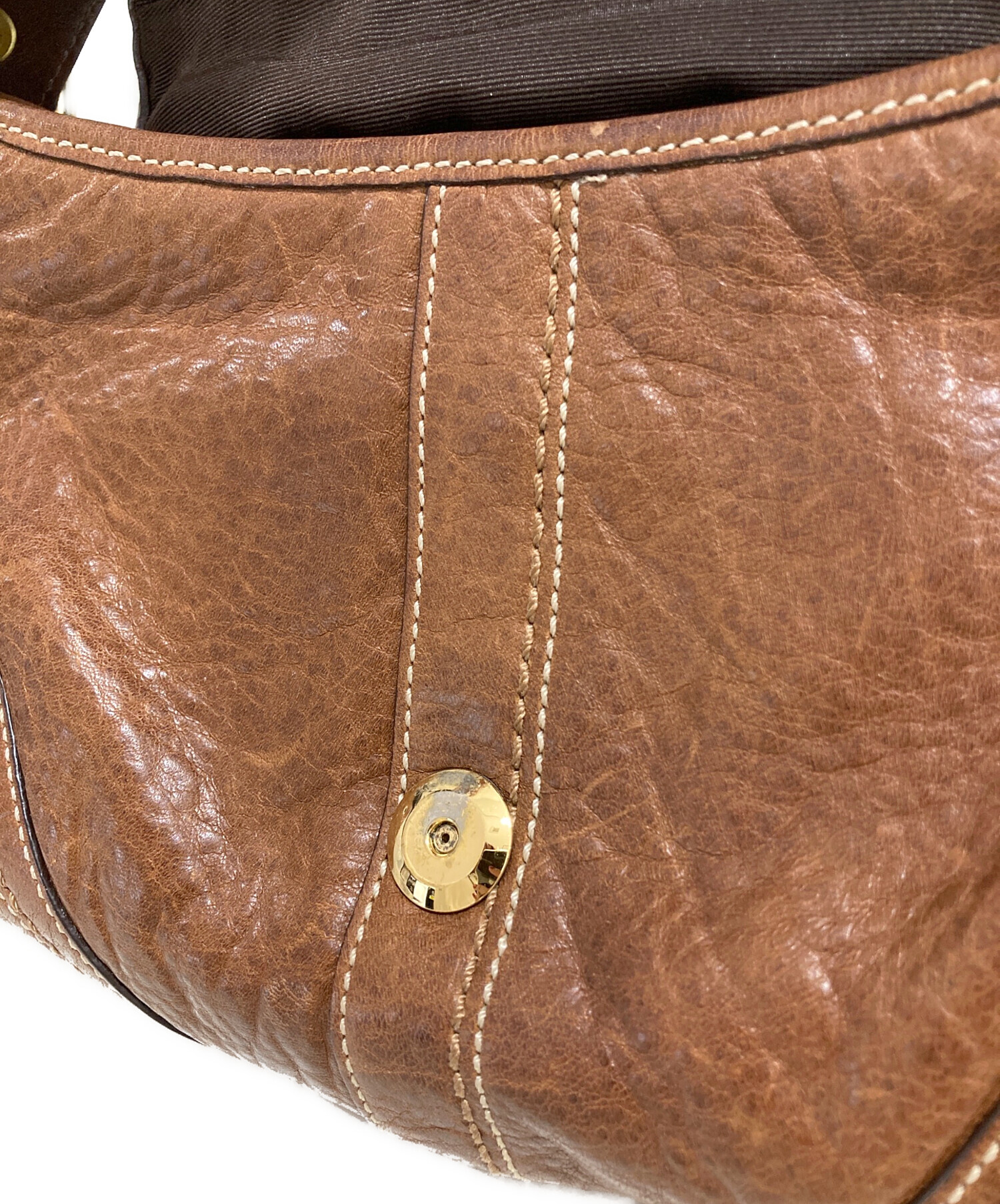 中古・古着通販】COACH (コーチ) ソーホーバッグ ブラウン｜ブランド