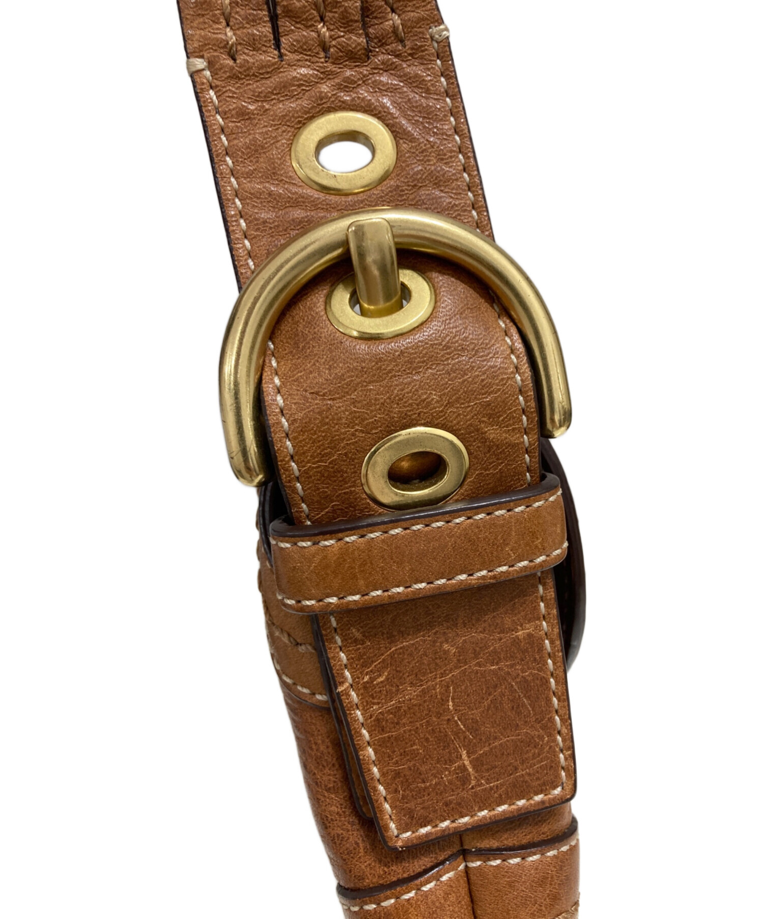 中古・古着通販】COACH (コーチ) ソーホーバッグ ブラウン