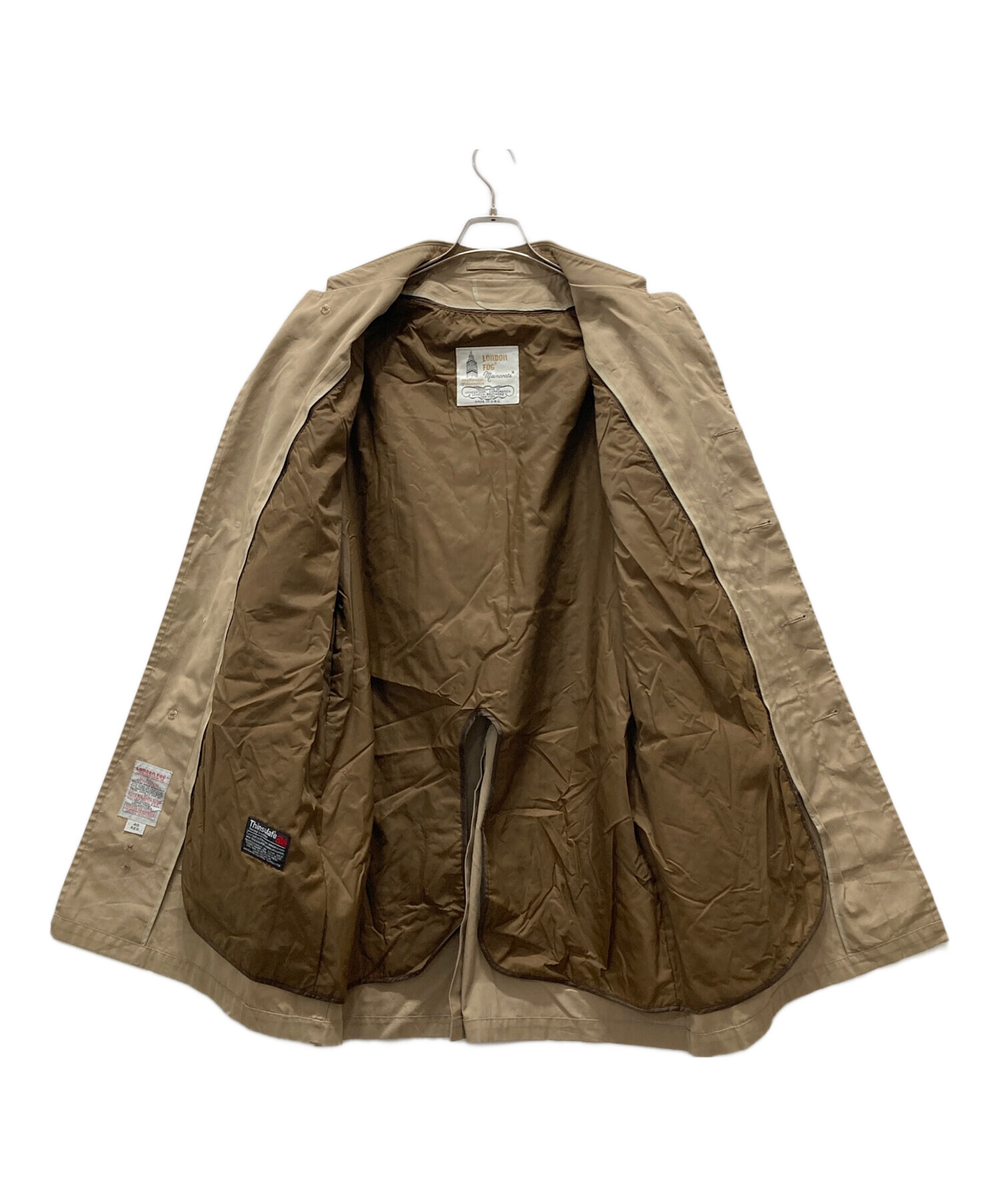 【LONDONFOG】ライナー付ステンカラーコート 中古・古着通販】london fog (ロンドンフォグ) ライナー付ステンカラー