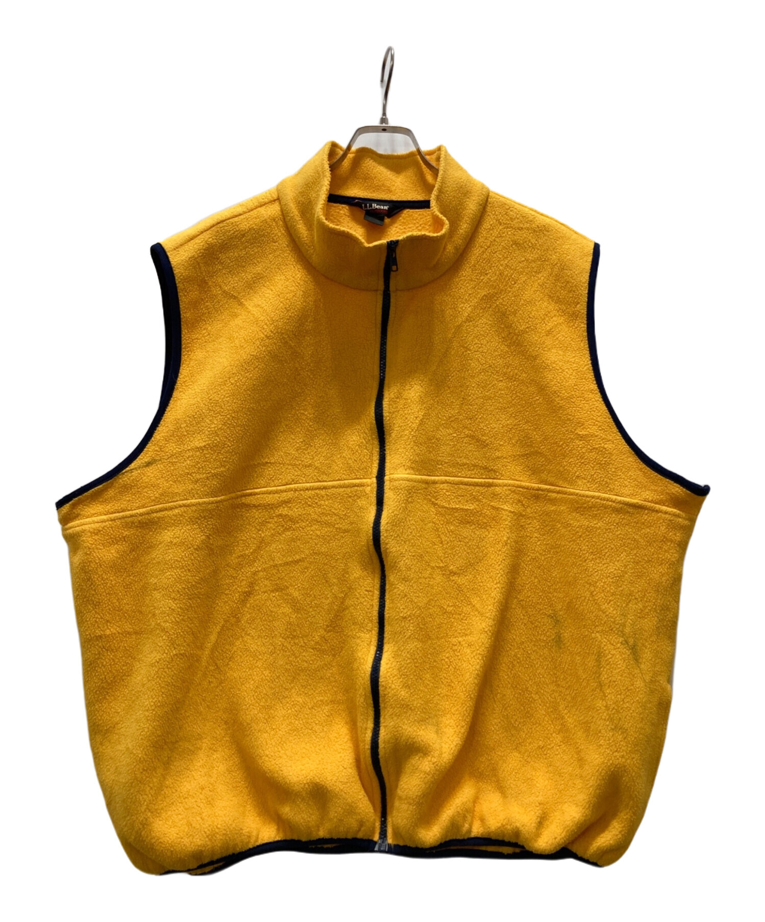 古着 80s エルエルビーン ダウンベスト ジャケット イエロー 黄 ① 古着 80s エルエルビーン ダウンベスト ジャケット イエロー 黄 ① 超