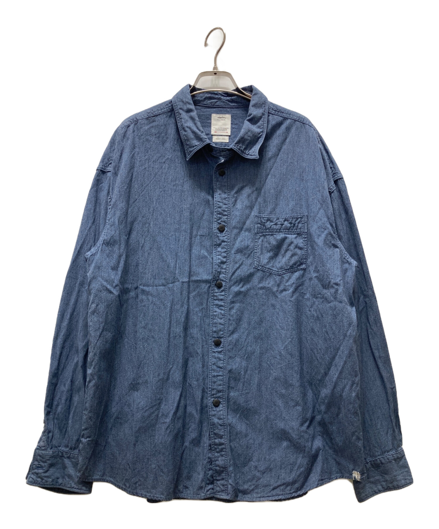 トップス visvim 1920 CHAMBRAY L/S 中古・古着通販】VISVIM (ビズビム) 1920 CHAMBRAY L/S (C/SI) スカイ