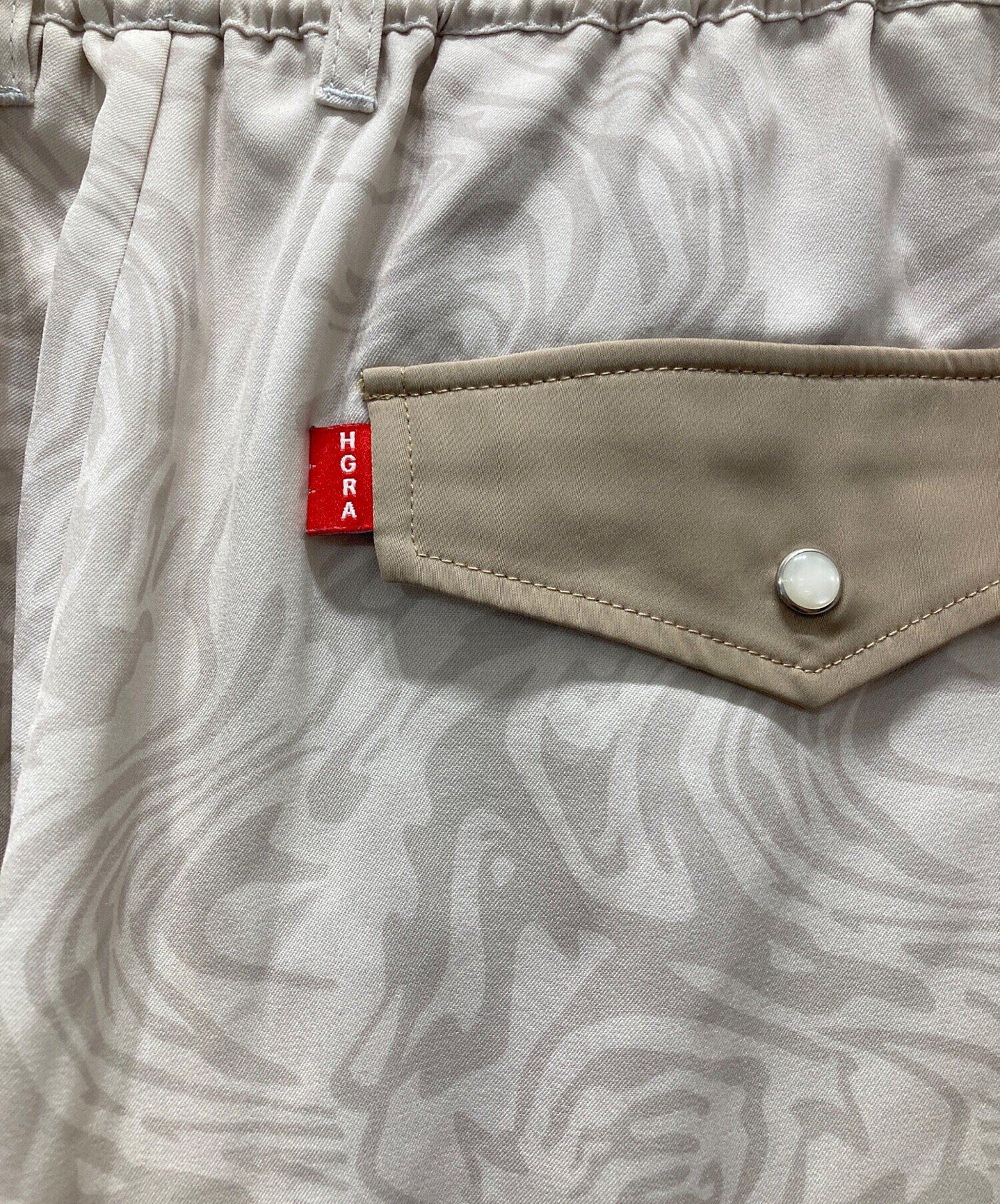 中古・古着通販】HIGH-GATE (ハイゲート) 総柄ウエスタンパンツ 