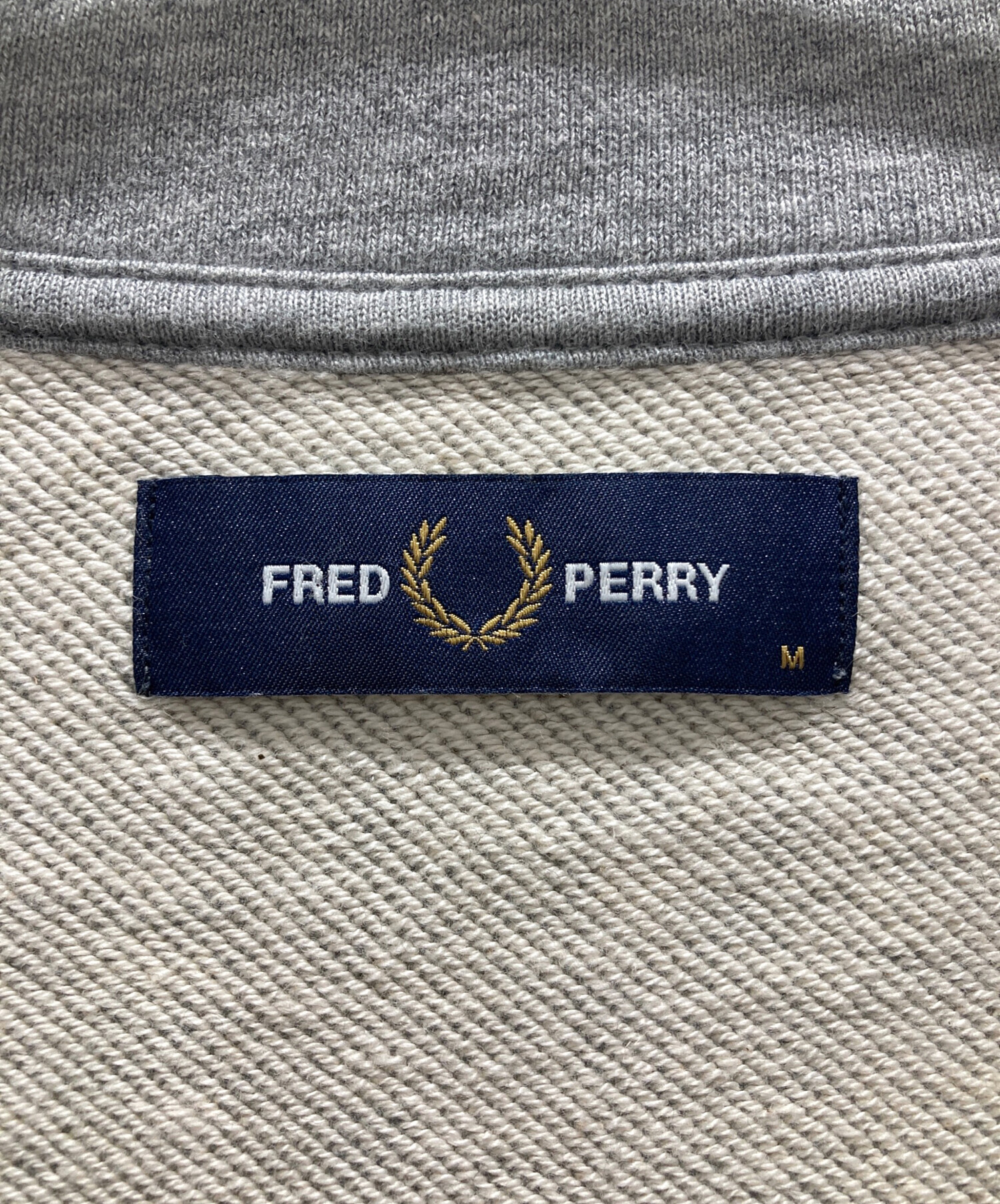 中古・古着通販】FRED PERRY (フレッドペリー) ハーフジップスウェット