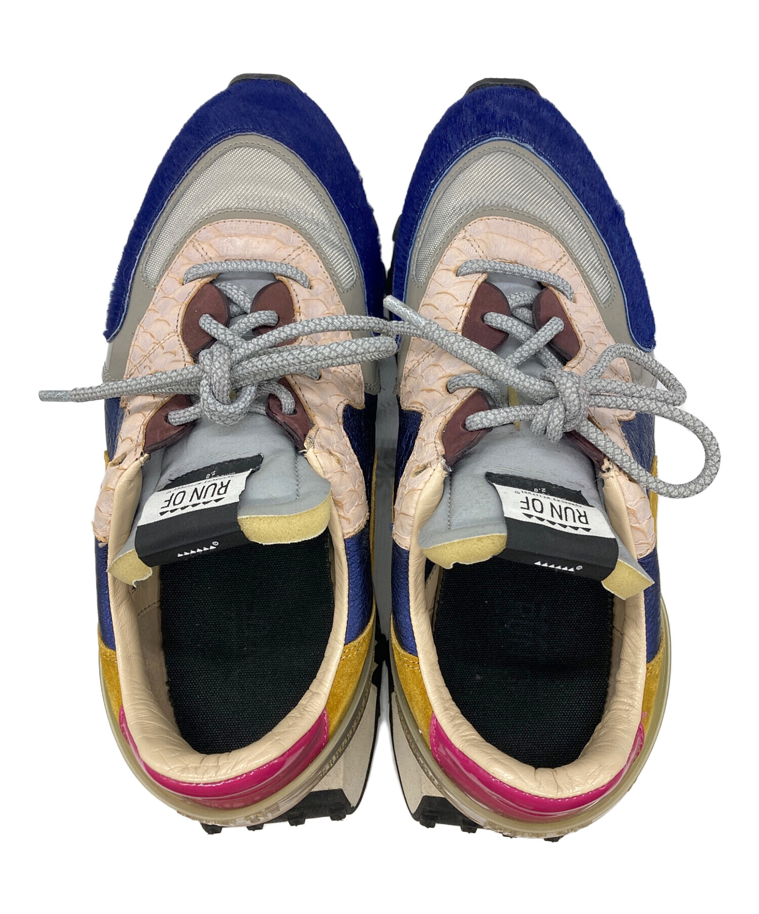 中古・古着通販】RUN OF (ランオブ) ローカットスニーカー マルチ