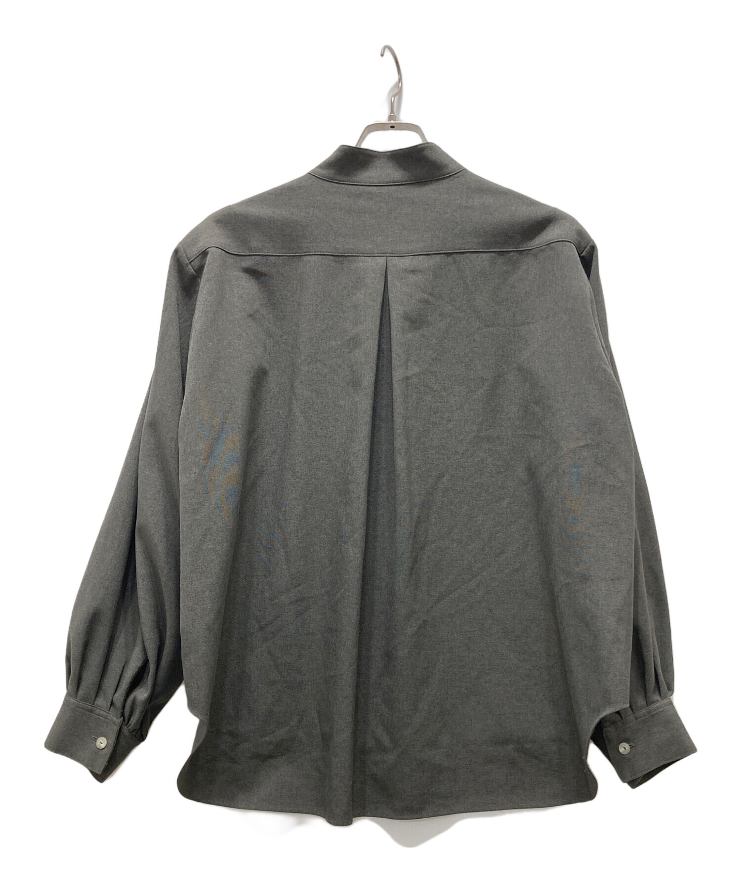 foufou / フーフー | high neck blouse ブラウス シャツ | F | グレー | レディース ≪通常販売≫high neck blouse（ハイネックブラウス） – THE MUSEUM foufou