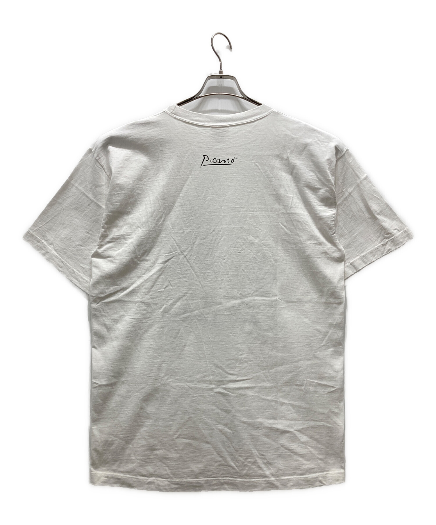 90's Picasso "Girl before a Mirror" アートプリントTシャツ ピカソ アートプリント Tシャツ