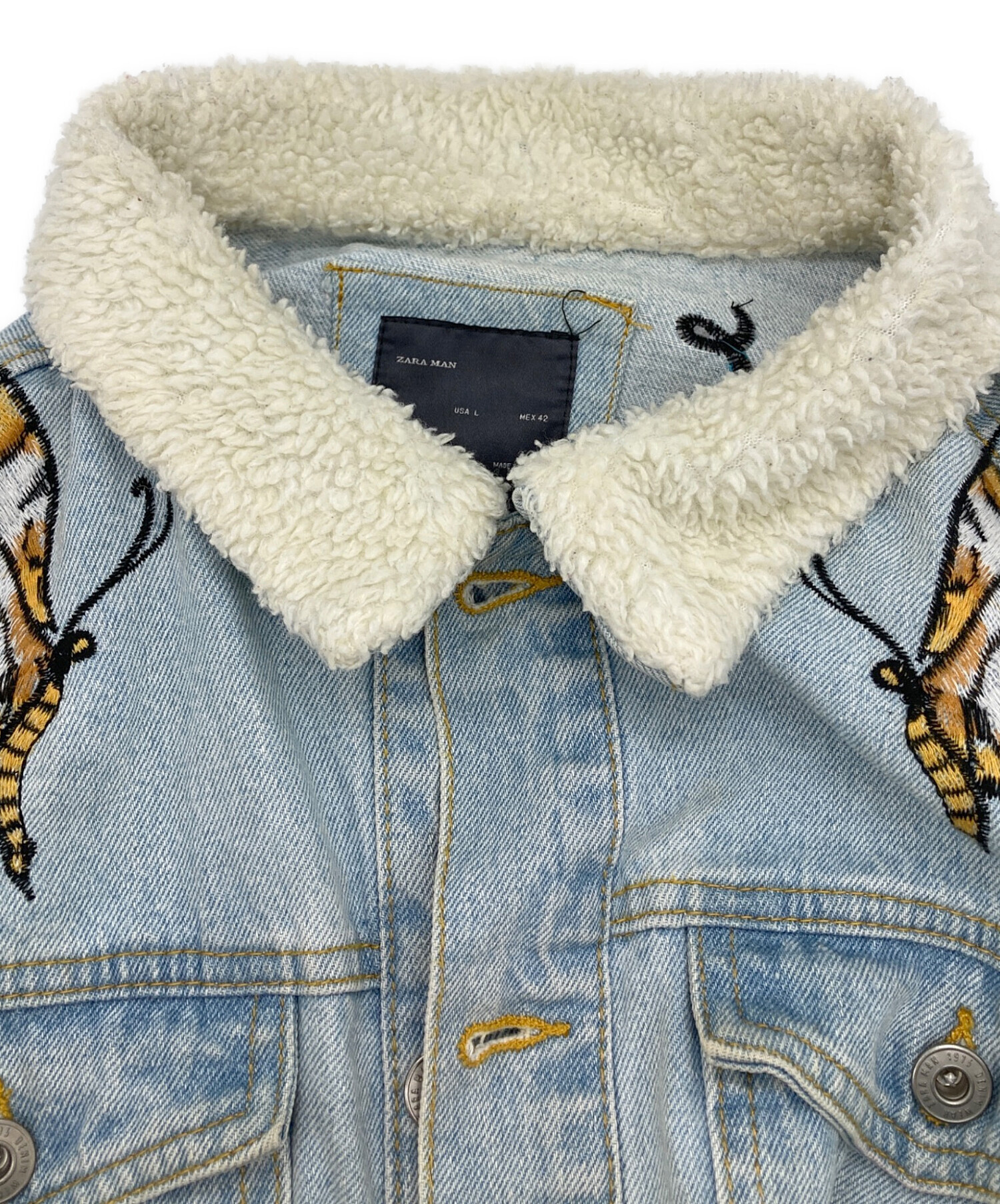 ザラ ZARA 刺繍ジャケット デザインジャケット 新品 org.jpg