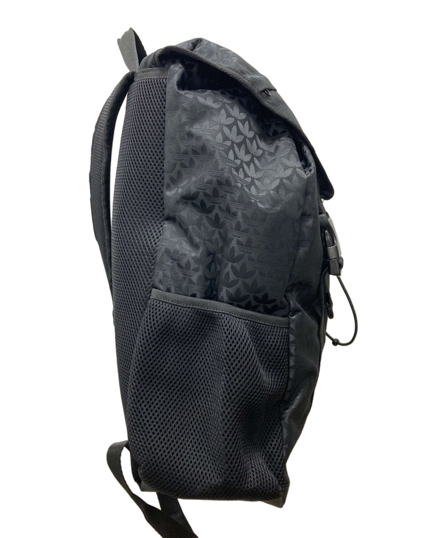 中古・古着通販】adidas (アディダス) モノグラムリュック ブラック 