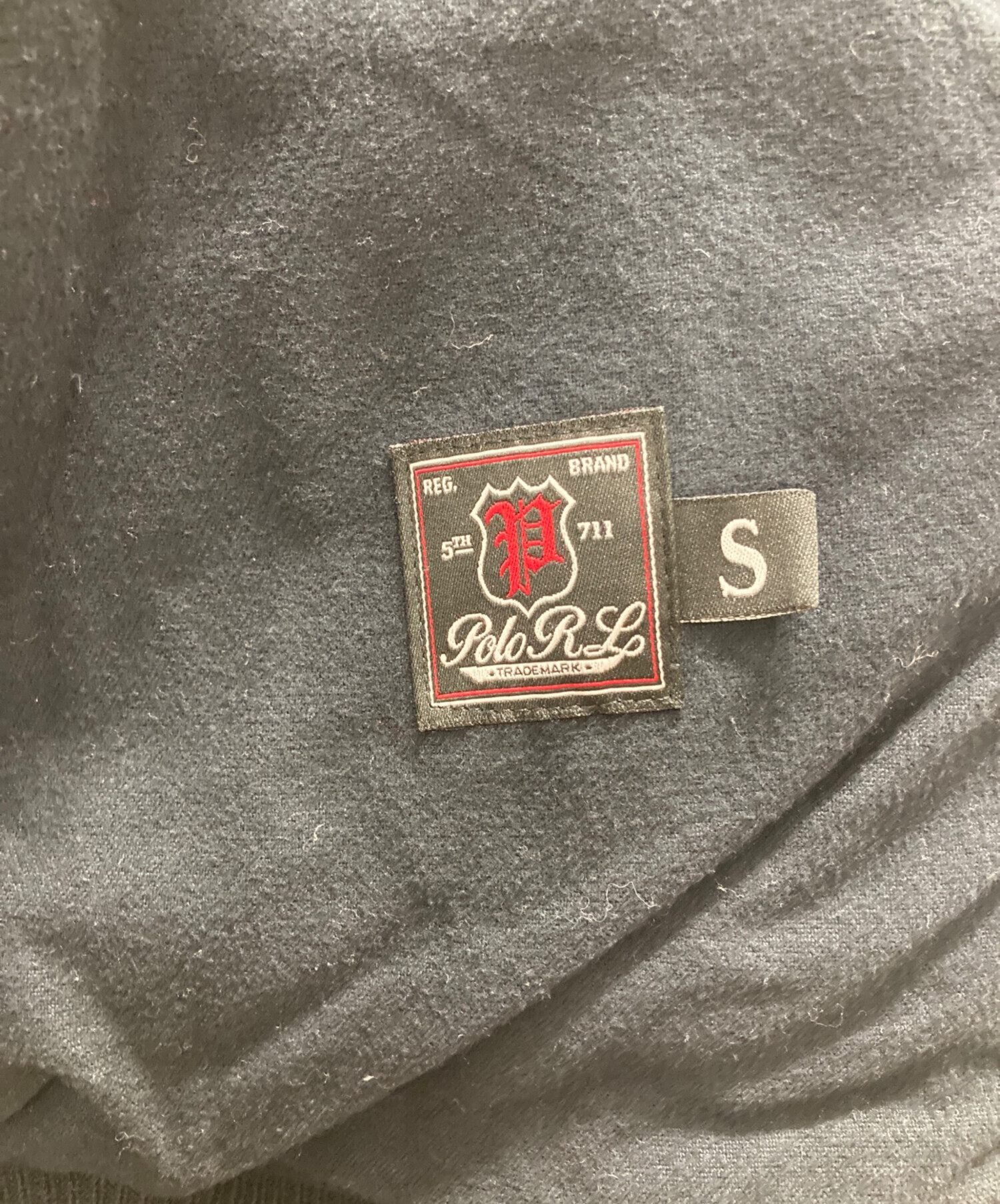 中古・古着通販】POLO RALPH LAUREN (ポロ・ラルフローレン) レザー袖 
