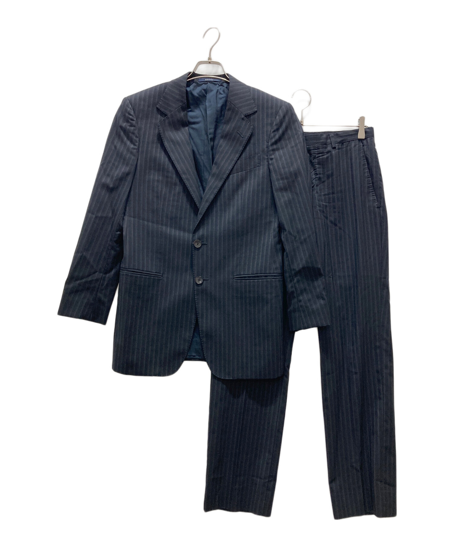 中古・古着通販】GUCCI (グッチ) セットアップスーツ ネイビー サイズ