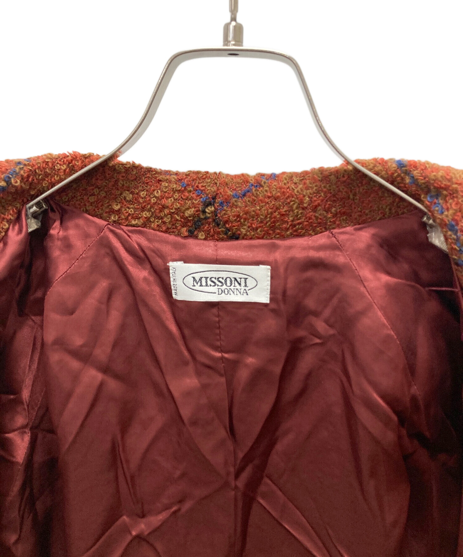 中古・古着通販】missoni (ミッソーニ) ブークレチェックコート