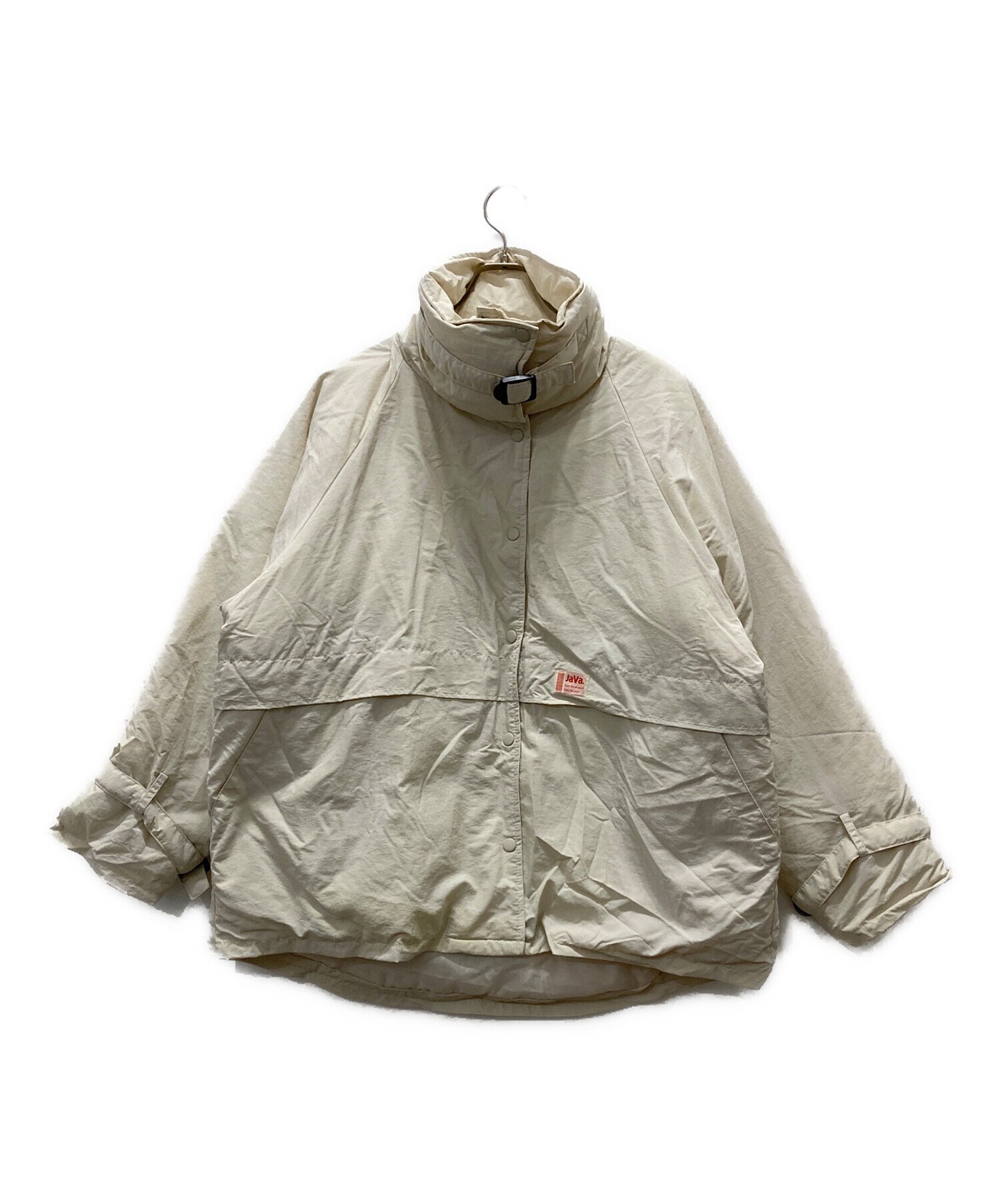 中古・古着通販】Java (ジャバ) 軽量中綿スタンドベルトデザイン