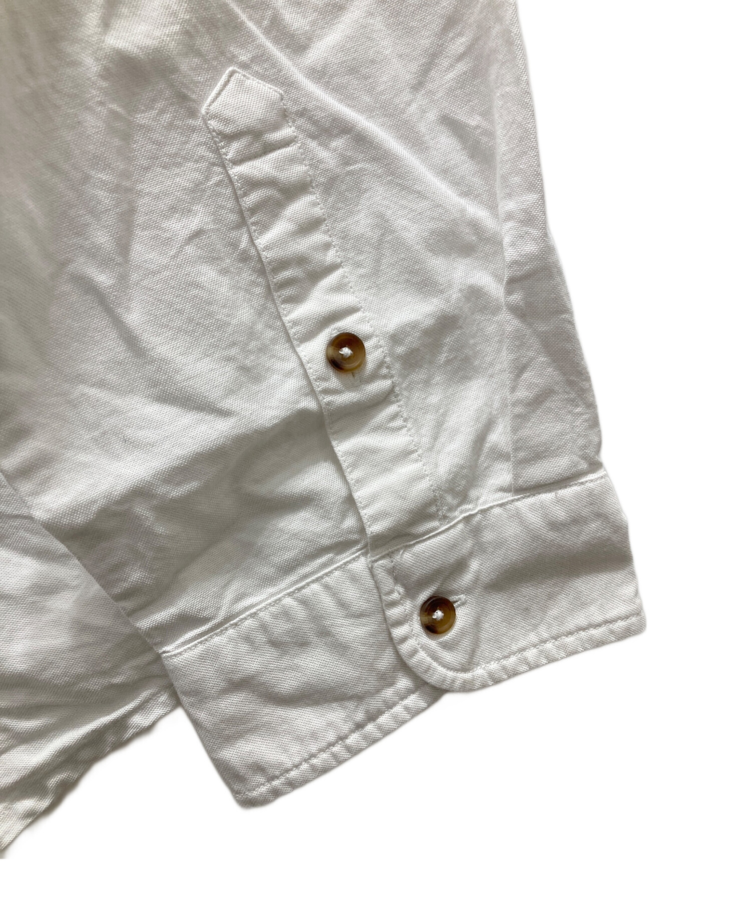 中古・古着通販】NIKE (ナイキ) ボタンダウンシャツ ホワイト サイズ 