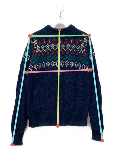 中古・古着通販】LORD JEFF (ロードジェフ) 80's USA製ケーブルニット