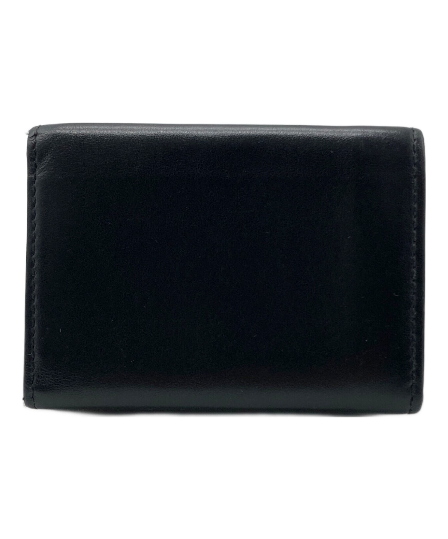 中古・古着通販】MARNI (マルニ) 3つ折り財布 ブラック×ブラウン 