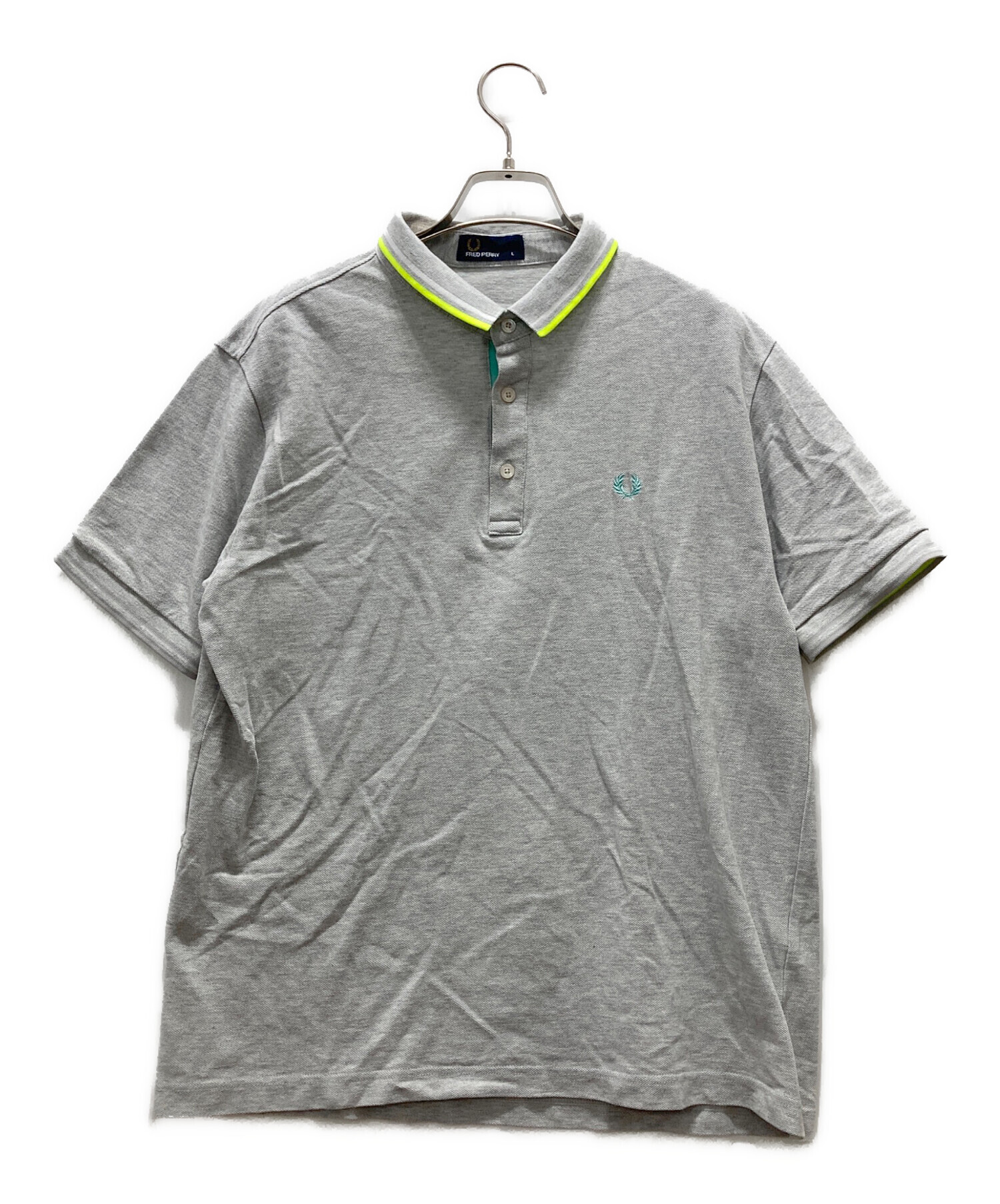 中古・古着通販】FRED PERRY (フレッドペリー) ポロシャツ グレー 