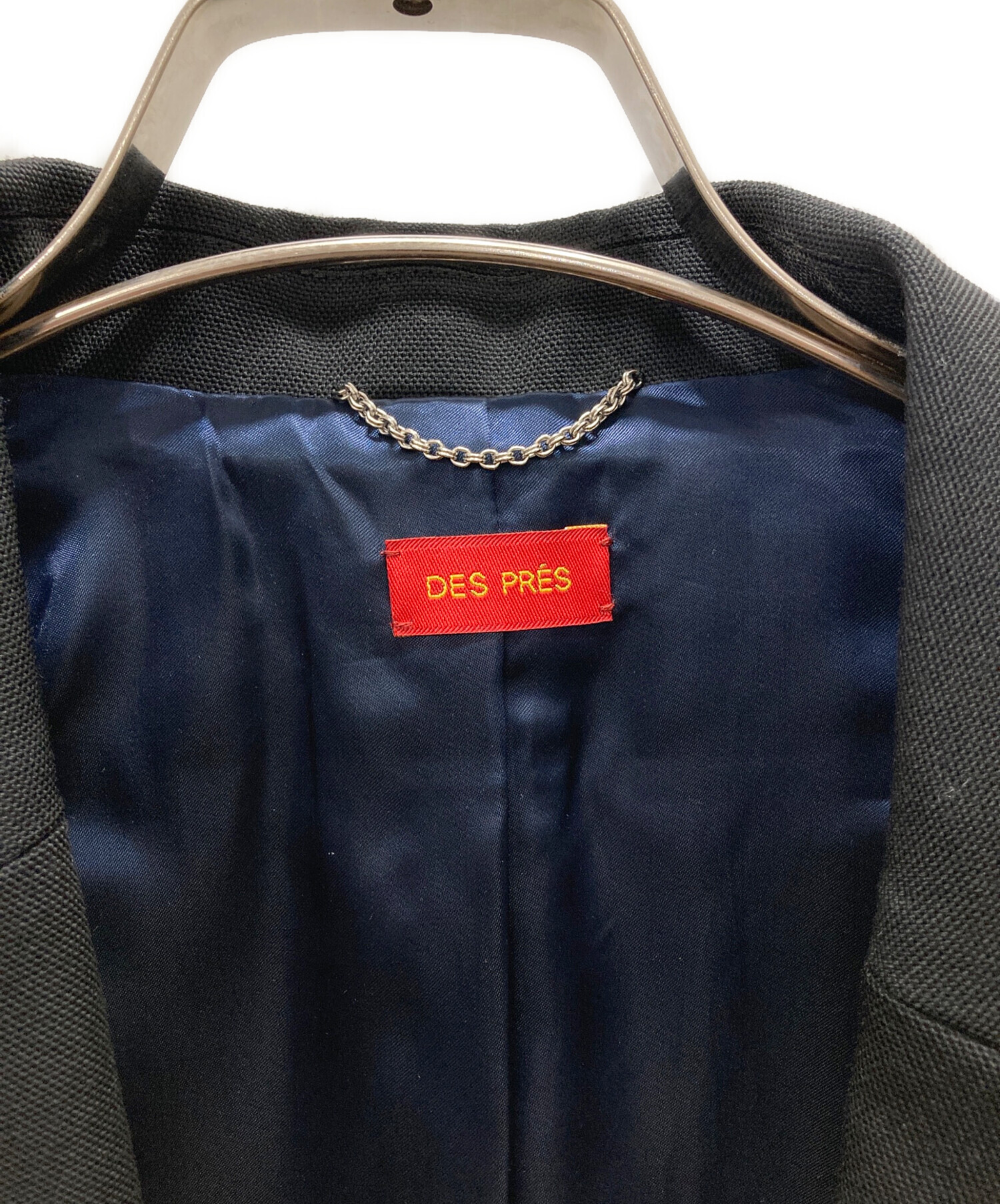 中古・古着通販】DES PRES (デ プレ) テーラードジャケット ブラック