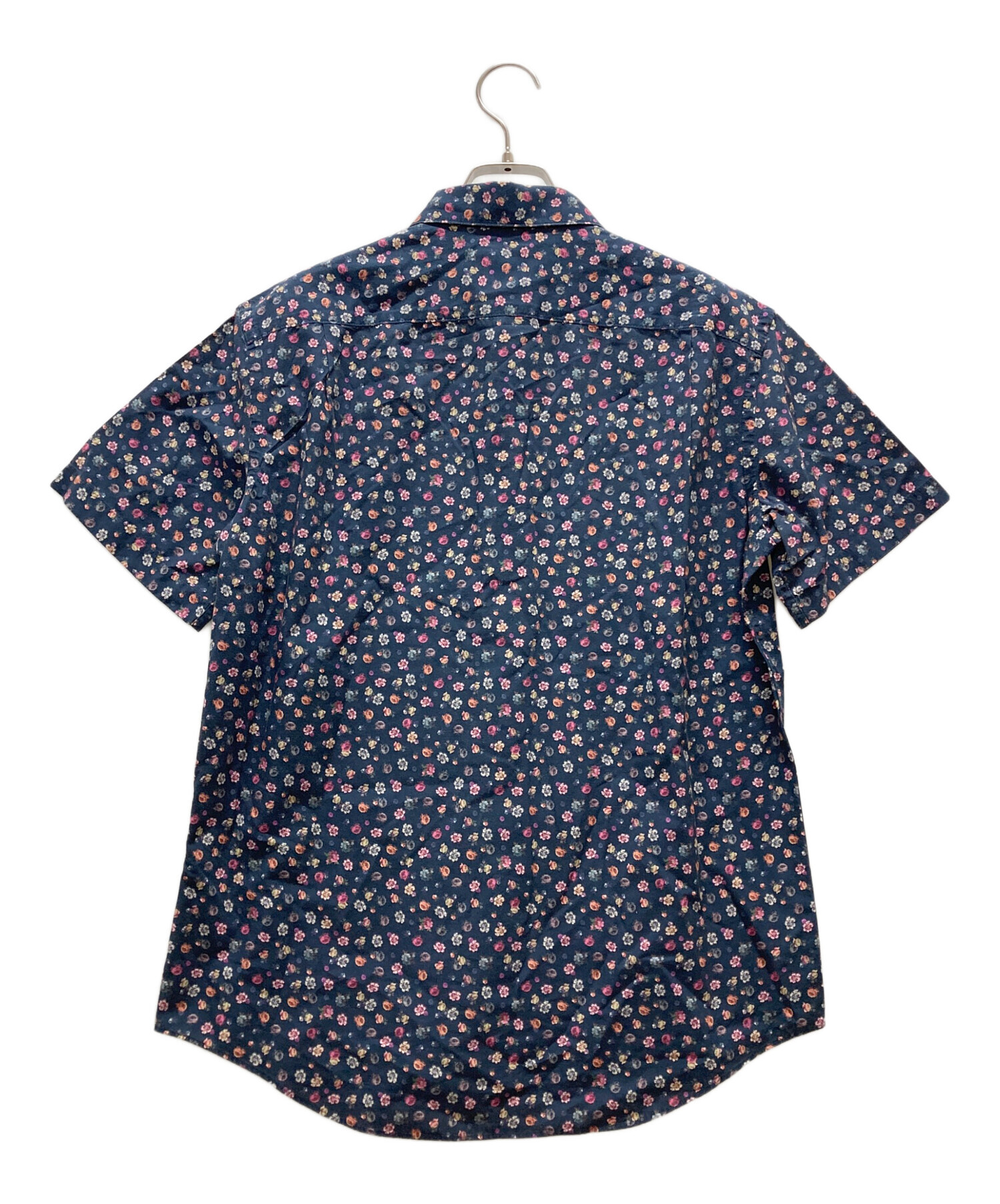 Paul Smith(ポールスミス)花柄ブラウス 中古・古着通販】PAUL SMITH (ポールスミス) 花柄シャツ ネイビー