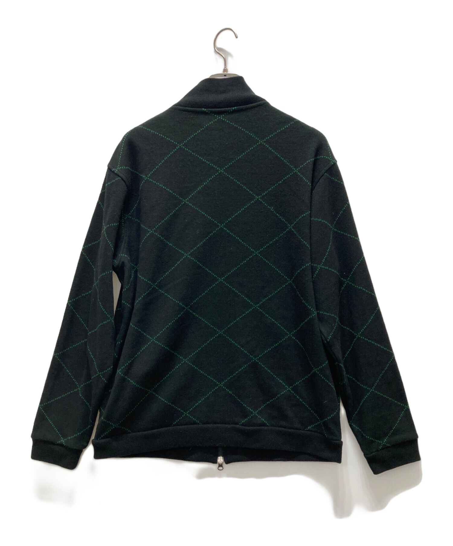 中古・古着通販】LACOSTE (ラコステ) ニットジャケット ブラック 
