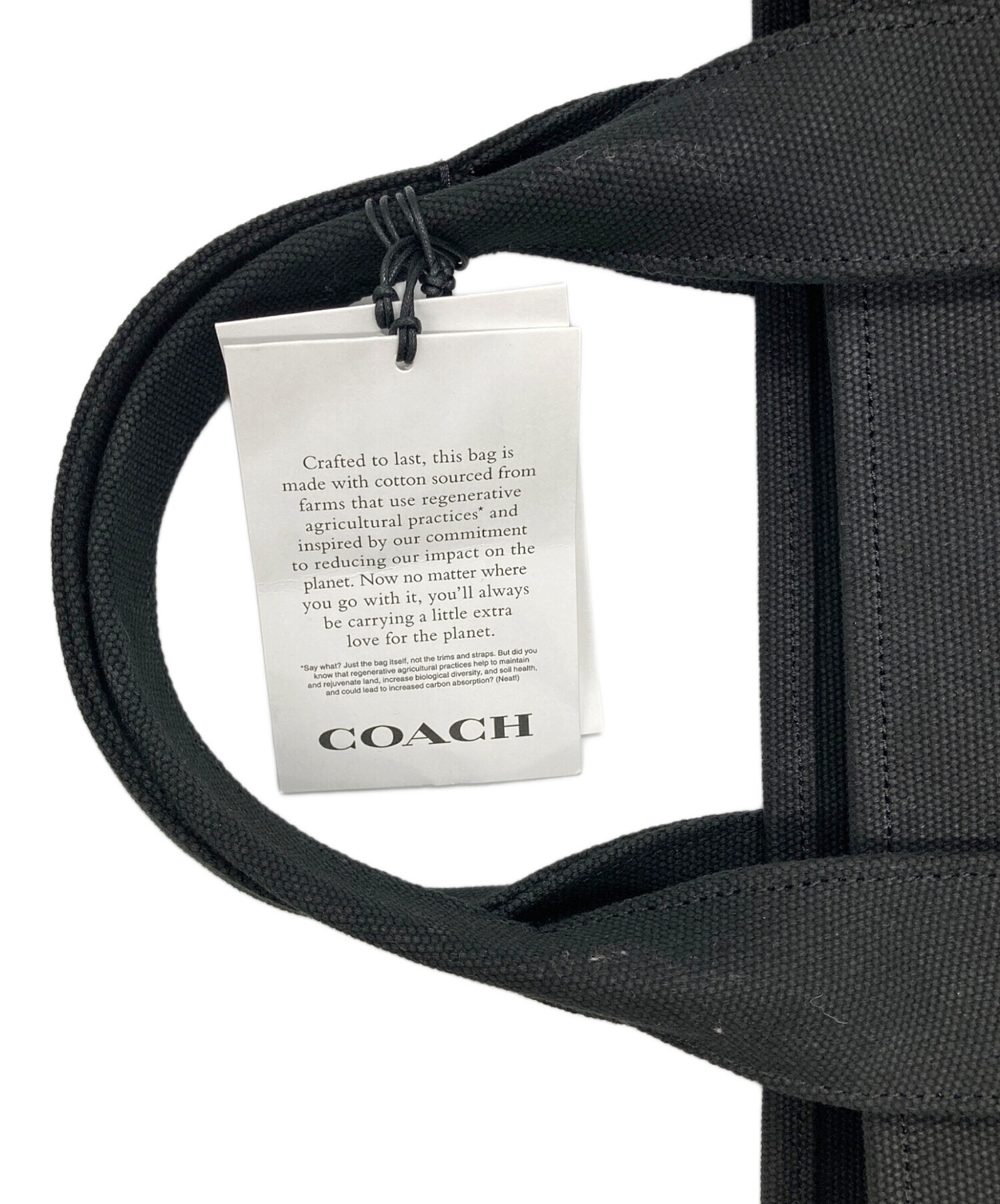 中古・古着通販】COACH (コーチ) カーゴ トート バッグ 42 ブラック 