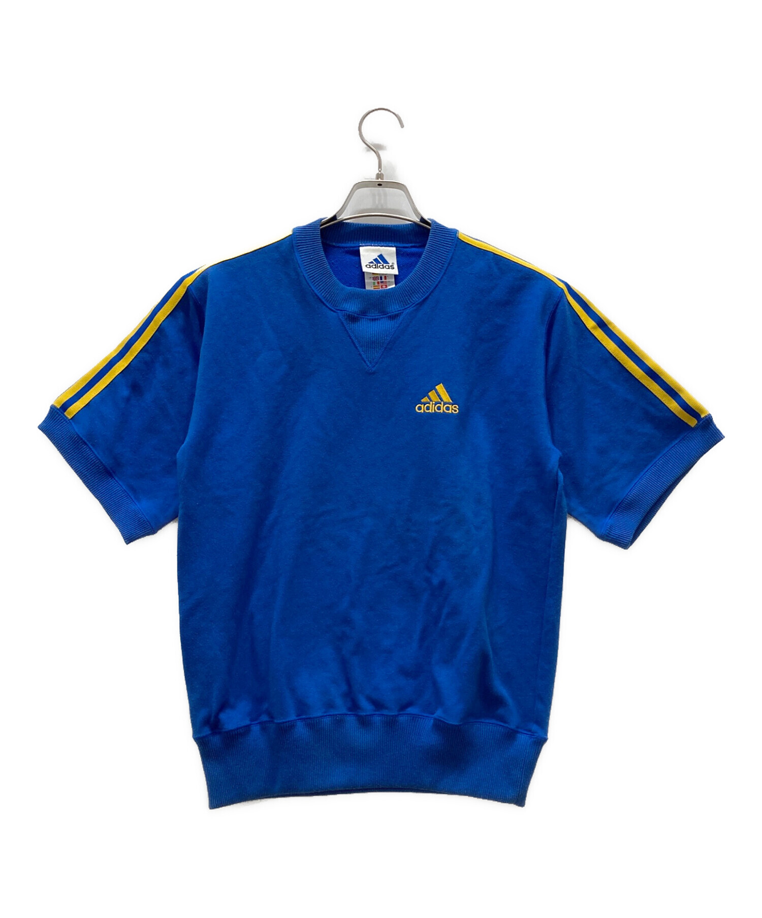 中古・古着通販】adidas (アディダス) 90sスウェットTシャツ ブルー