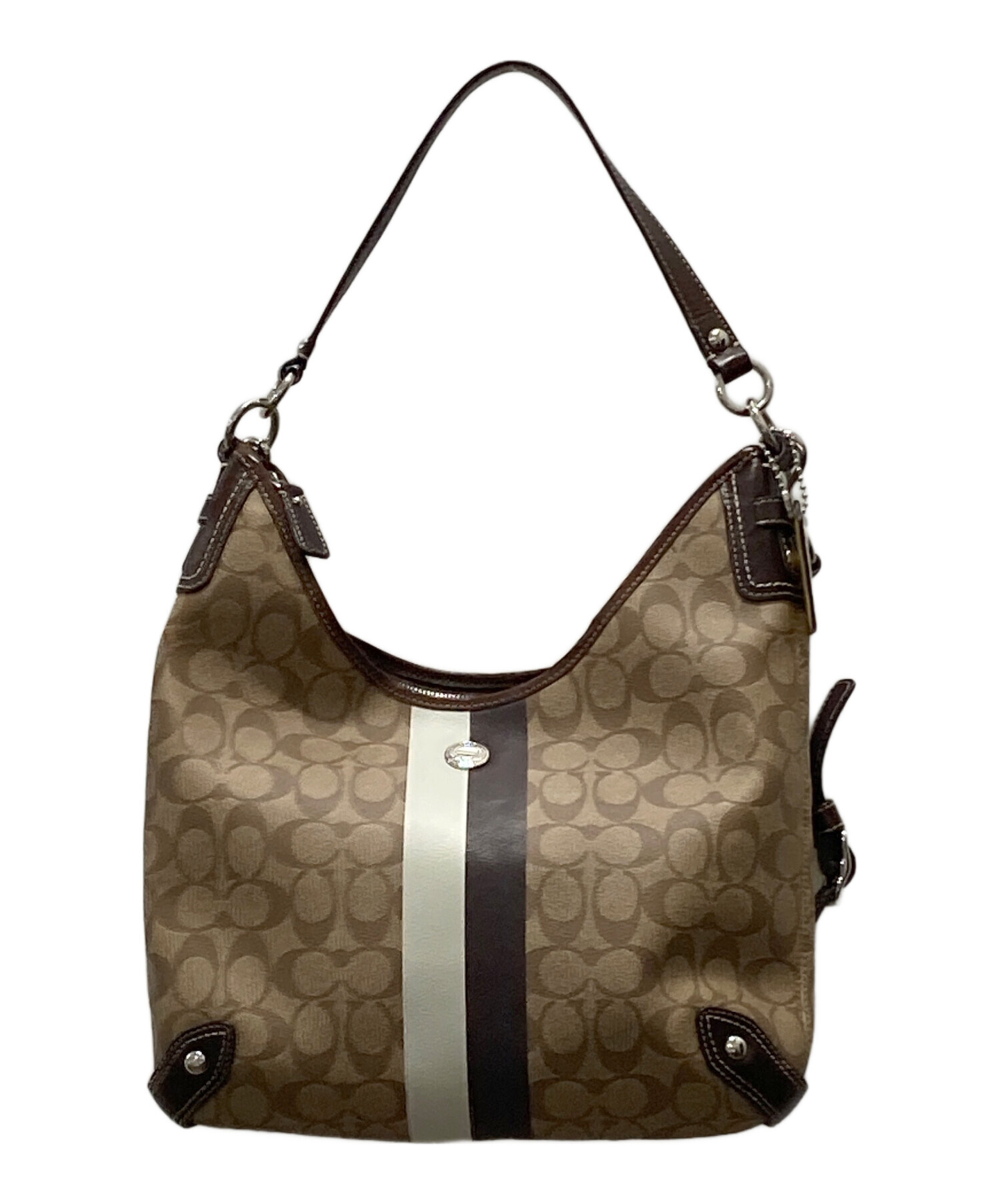 中古・古着通販】COACH (コーチ) 2WAYショルダーバッグ ブラウン