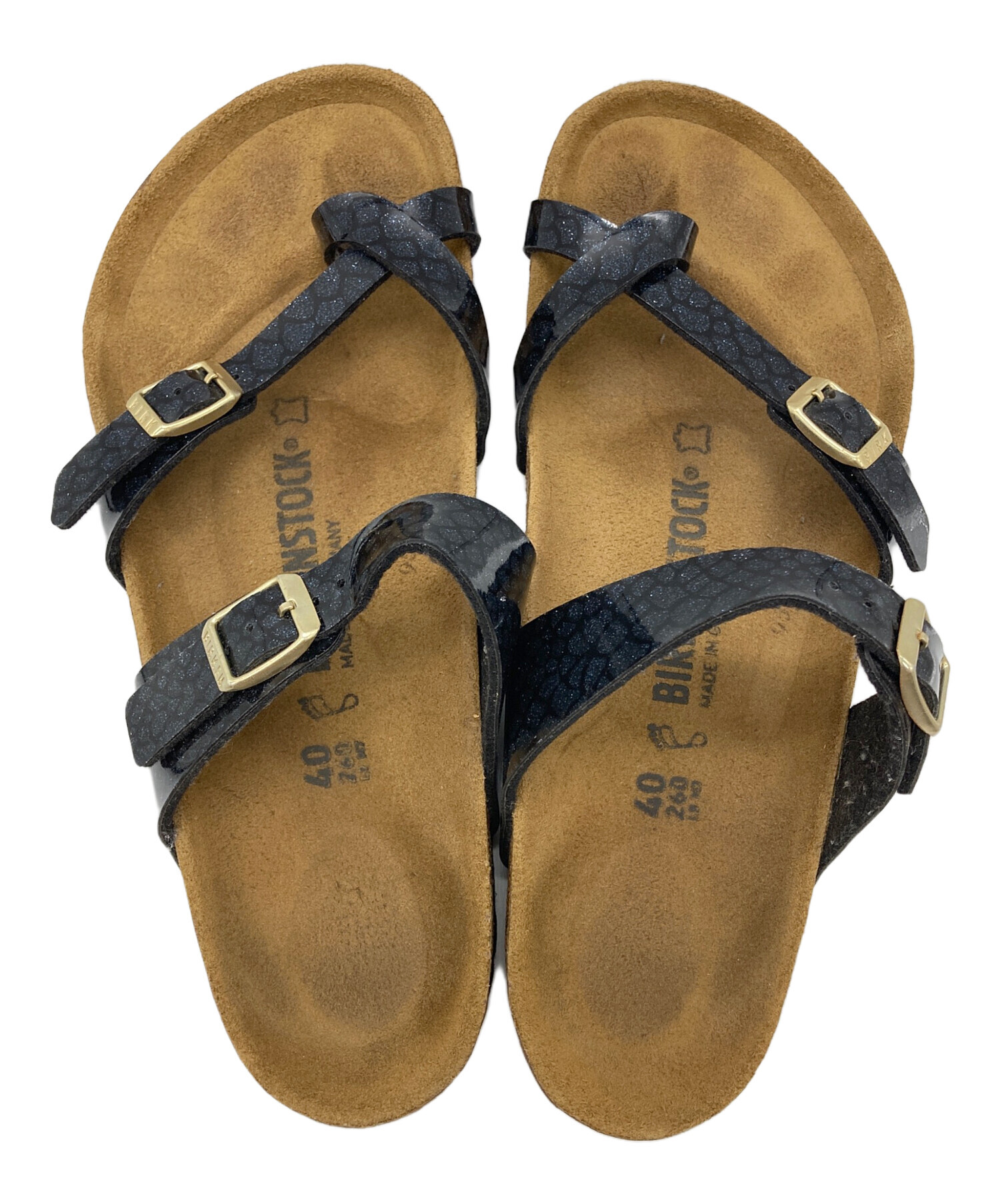 BIRKENSTOCK ビルケン 新品未使用 黒 26.0(〜9/13) 箱あり ビルケンシュトック BIRKENSTOCK/アリゾナ Arizona/トリプルズ