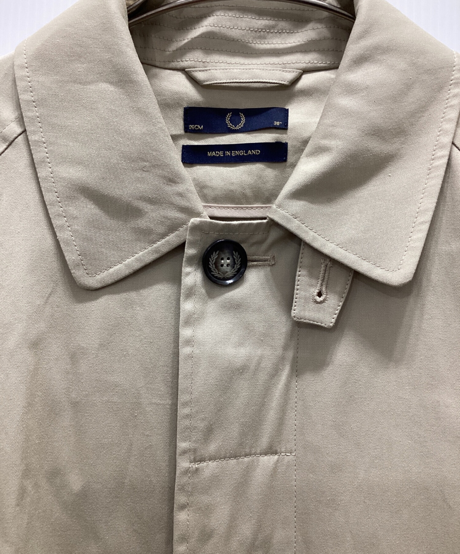 中古・古着通販】FRED PERRY (フレッドペリー) ステンカラーコート